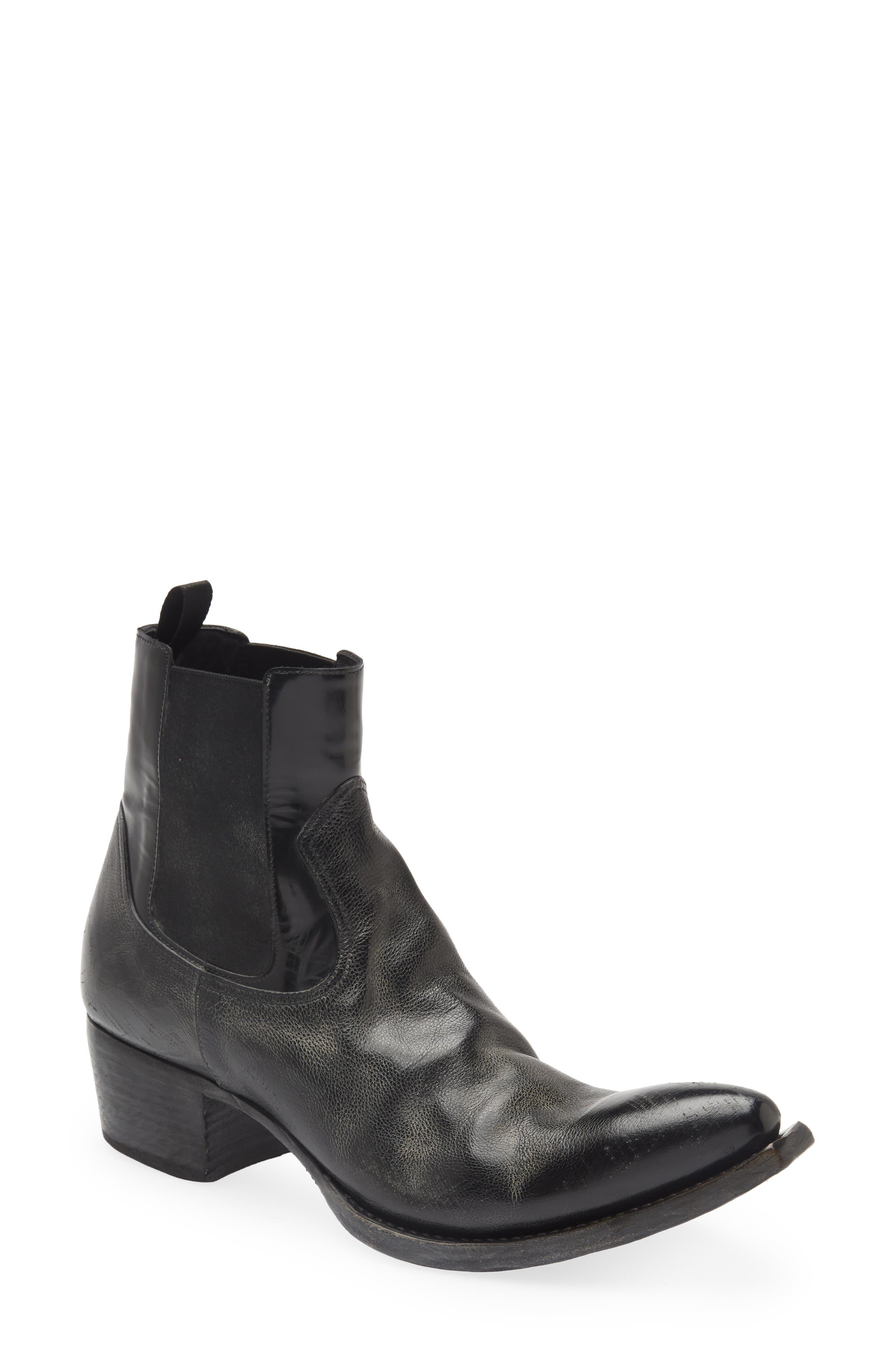 Prada Cowboy Chelsea Boot in Black for Men | Lyst