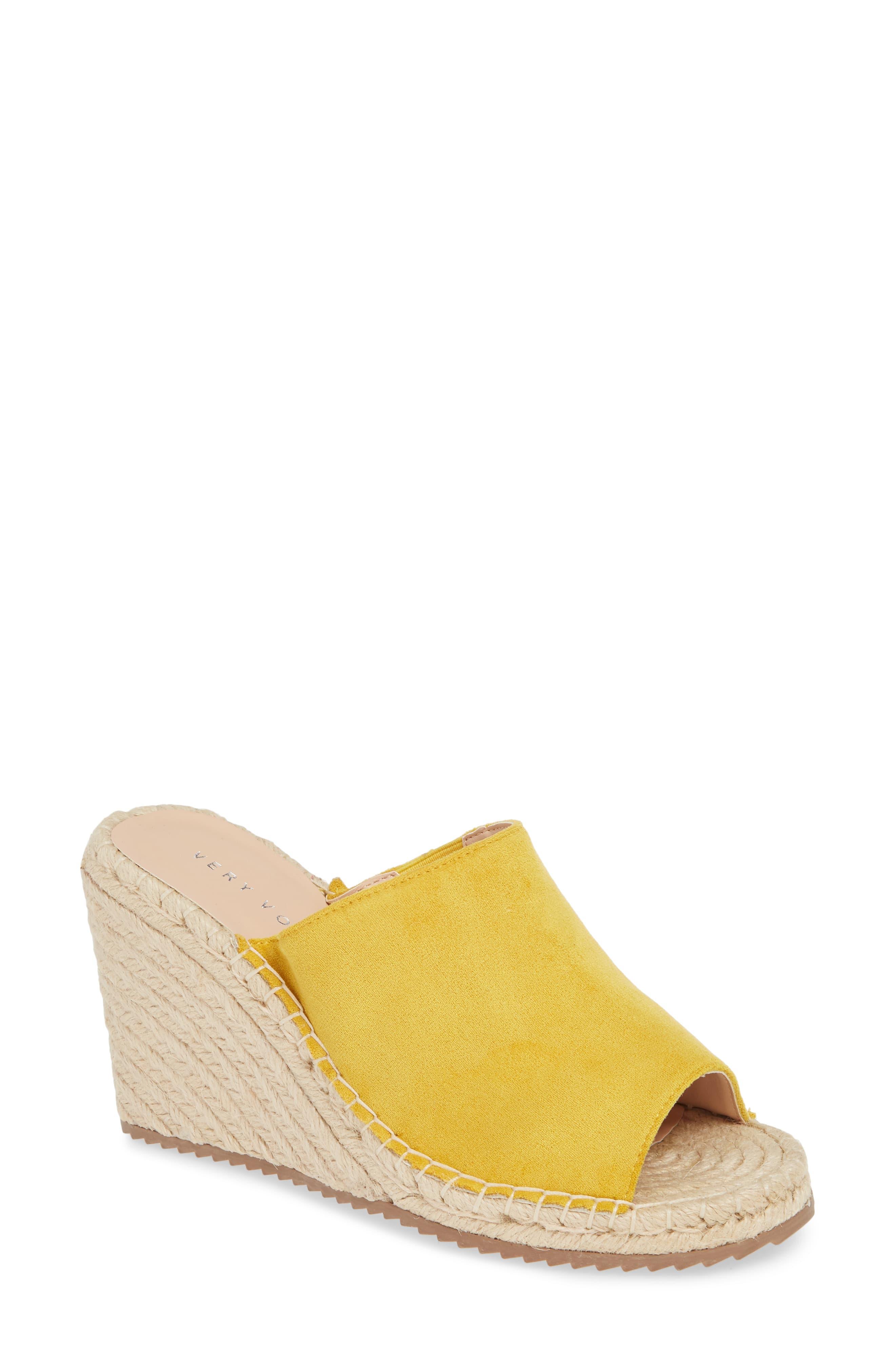espadrille wedge slide