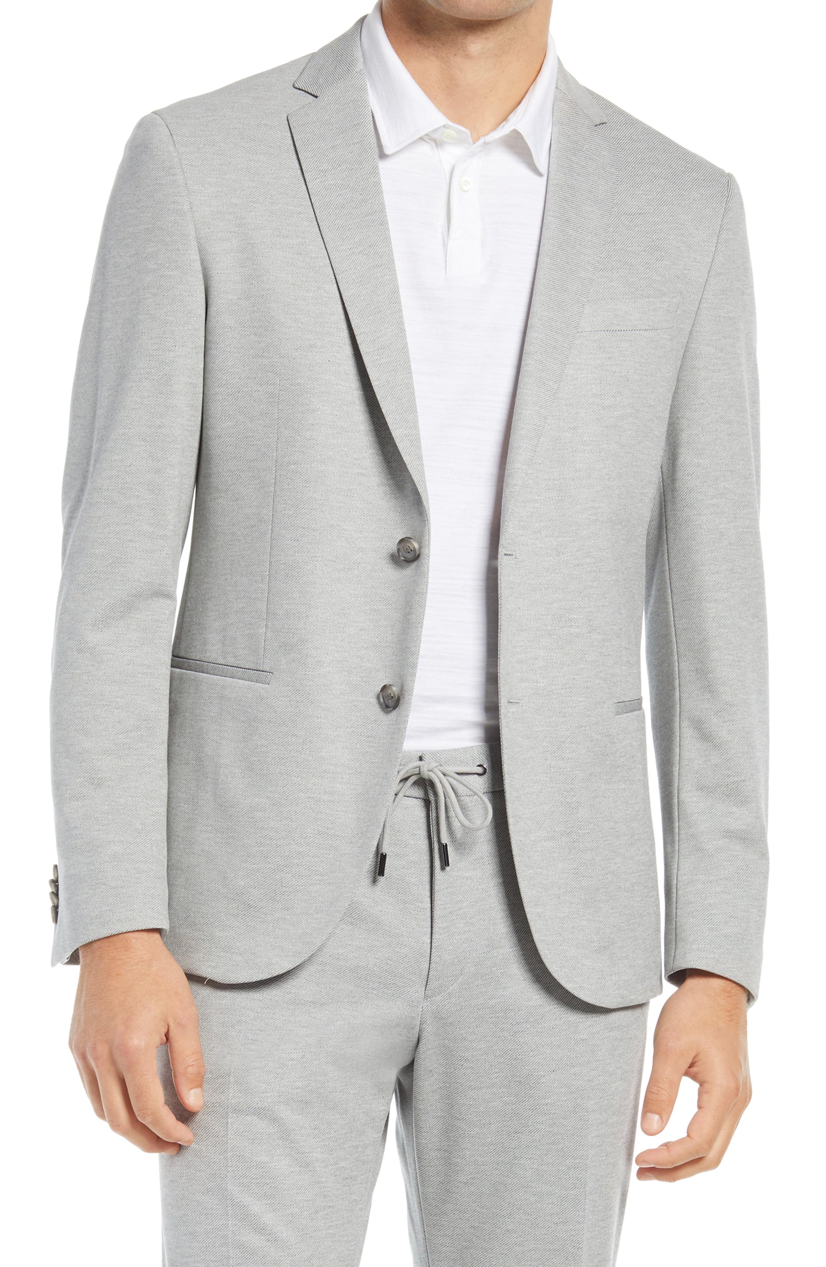 hugo boss gray tracksuit