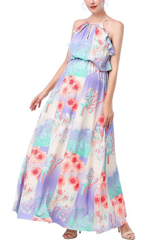 sachin and babi light blue dress Halter Pink Maternity Dress S main image 1