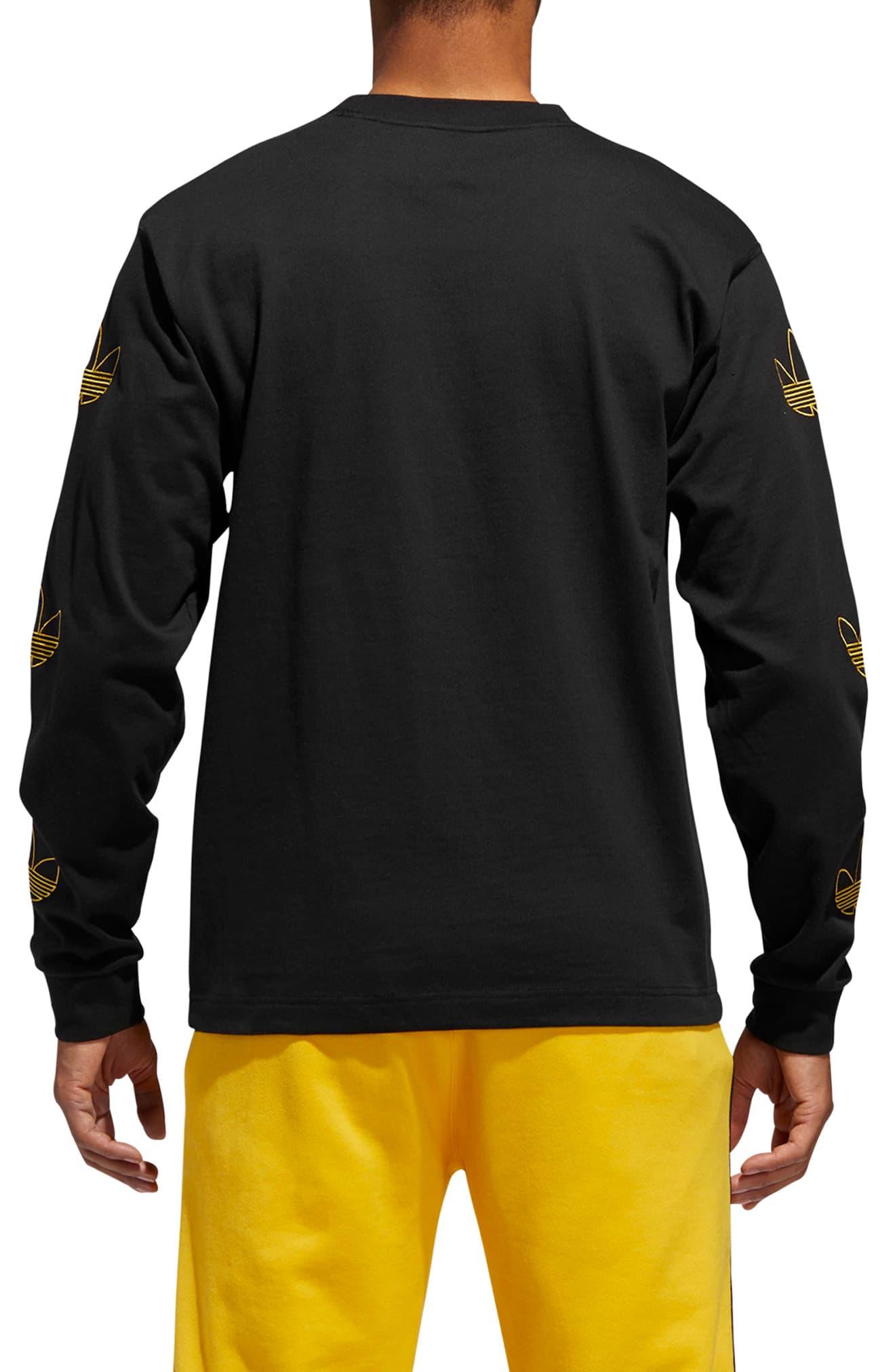 adidas trefoil long sleeve t shirt