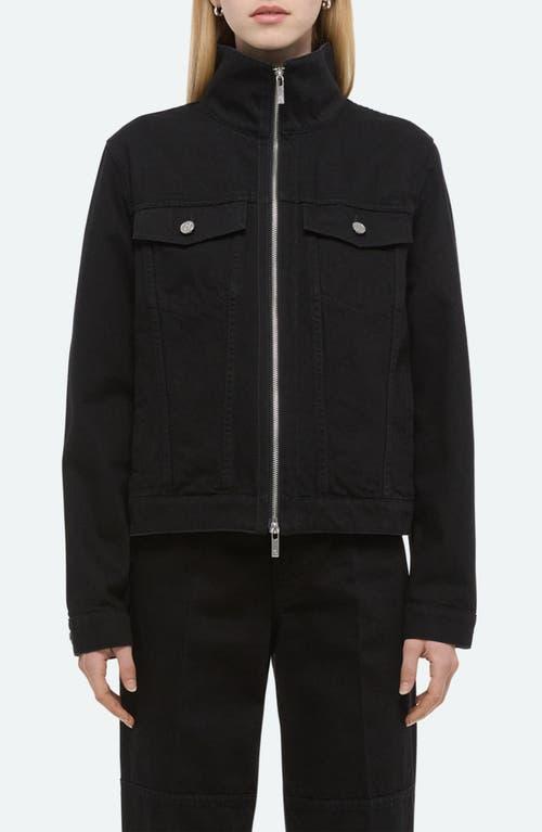 ジャケット・アウター HELMUT LANG FUNNEL ZIP TRCKR Helmut Lang Funnel Zip Trucker Jacket in Black | Lyst