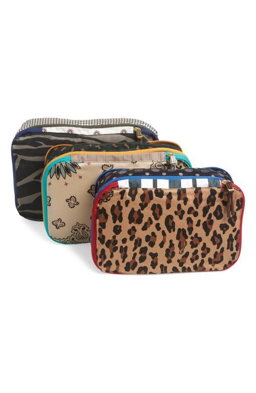 バッグ sacai ZANTAN Mini Pack Sacai Zantan Set Of 3 Travel Pouches in Blue | Lyst