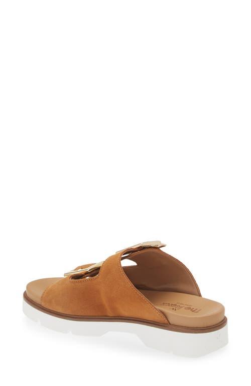 The Flexx Anastasia Buckle Sandal in Brown Lyst