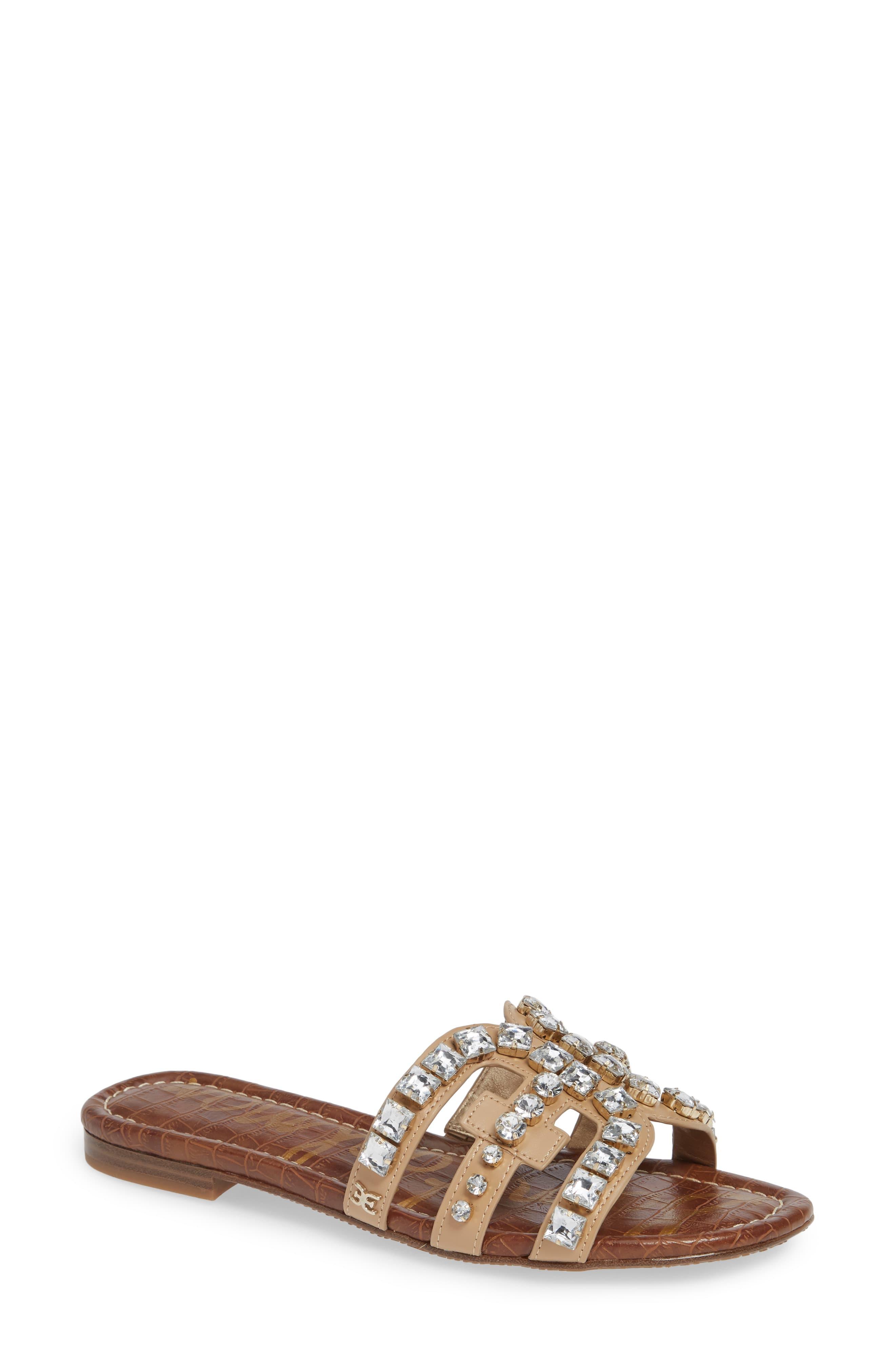 bay 2 embellished slide sandal