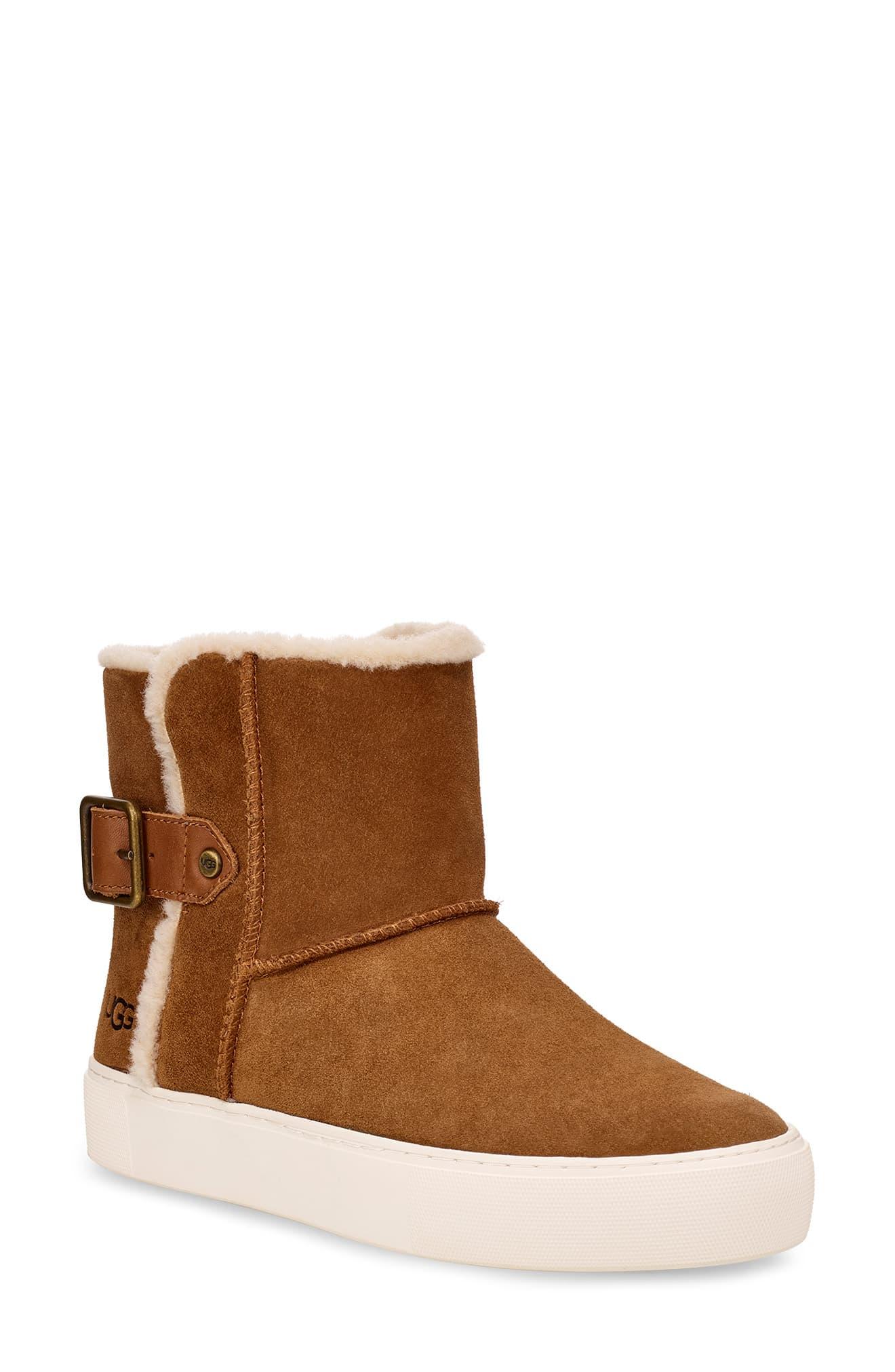 ugg priya plush sneaker boot