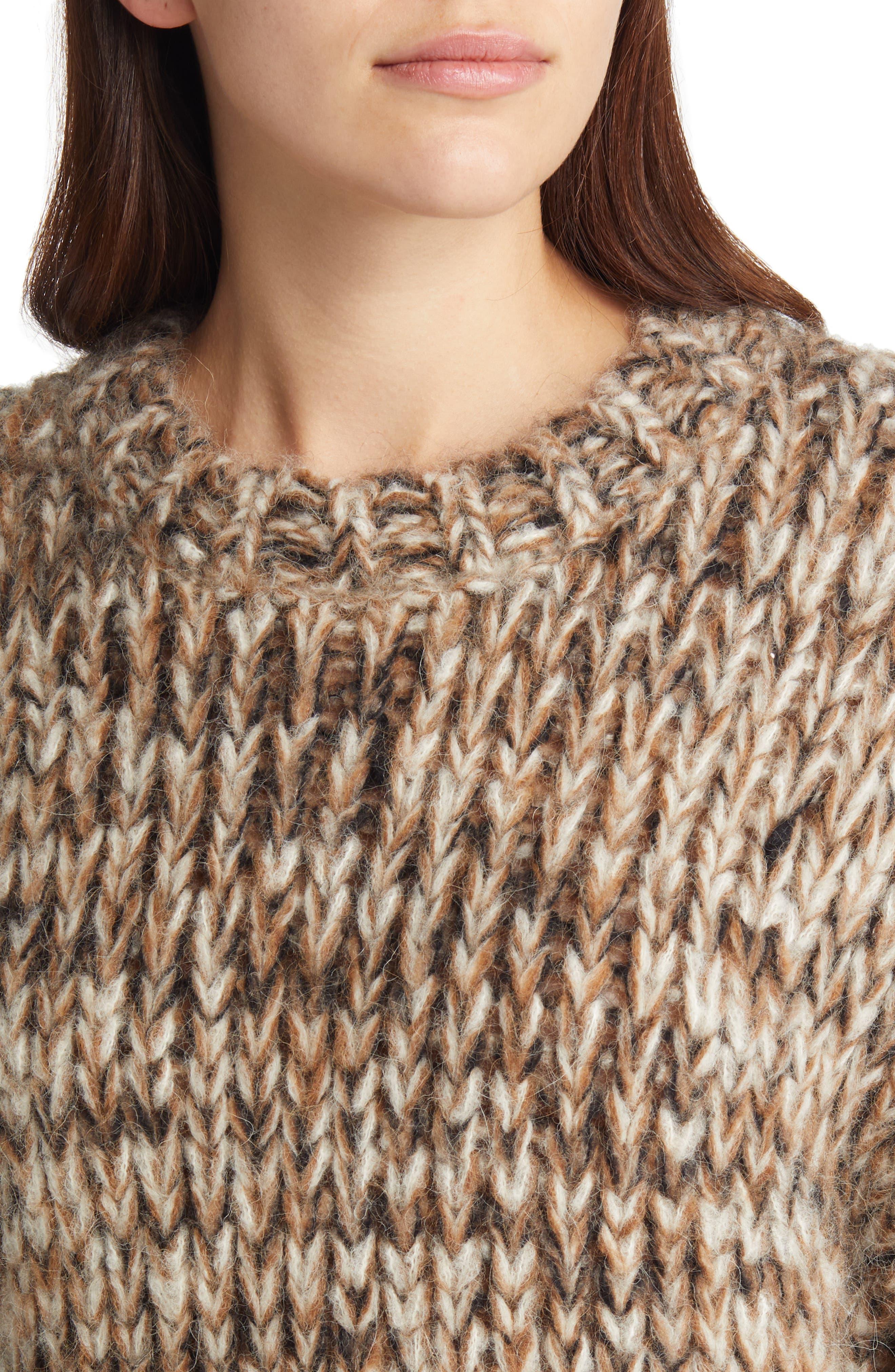 FRAME Synthetic Marled Crewneck Sweater 