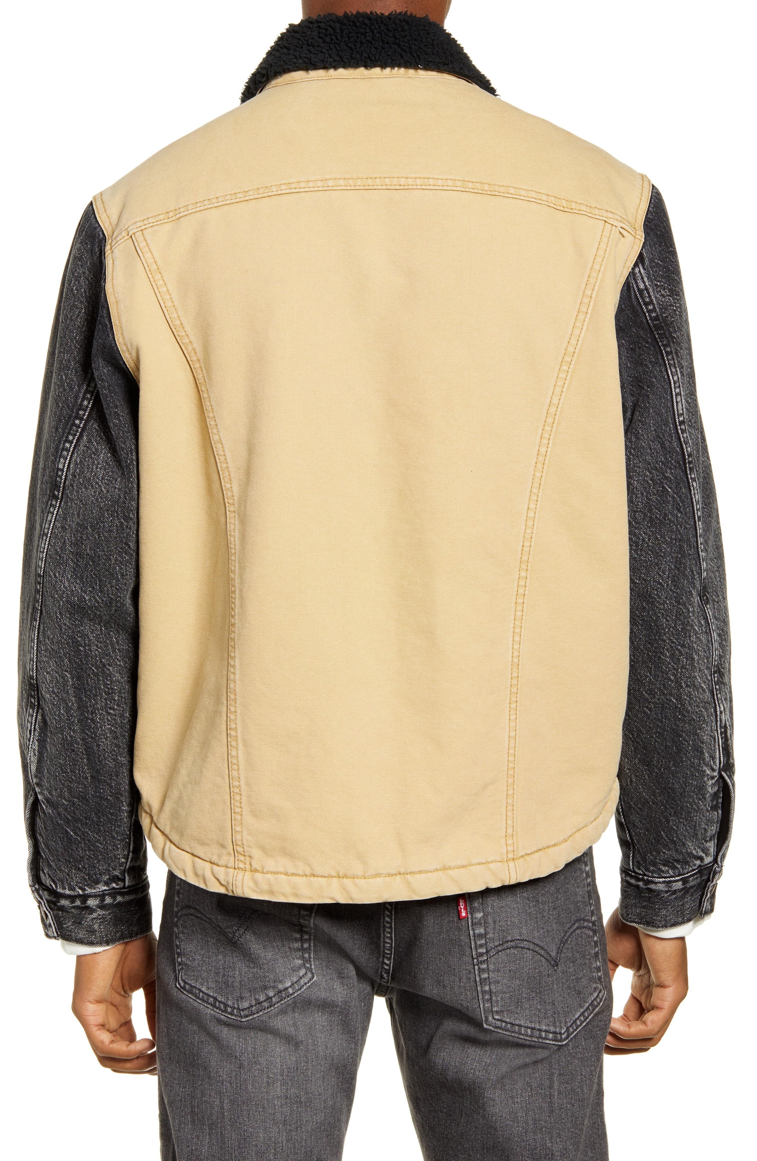 lined trucker jacket by justin timberlake