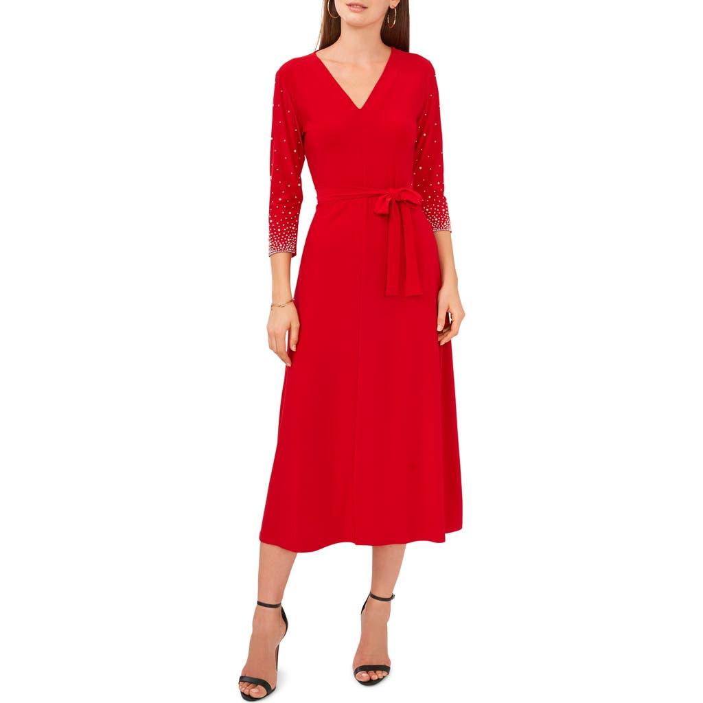brown square neck midi dress Shapewear Square-Neck Bell Sleeve Midi Dress | Slim