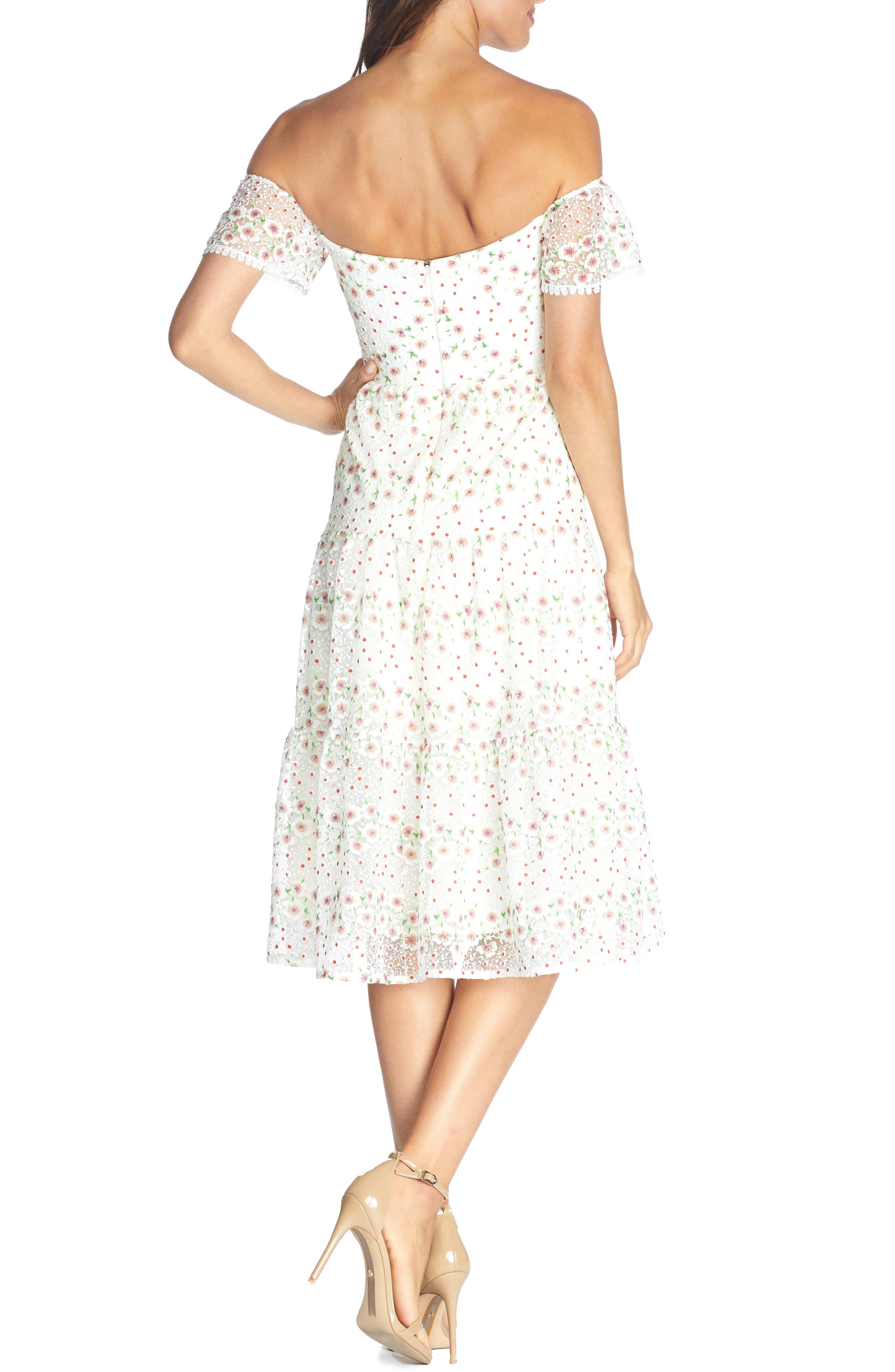 dress the population embroidered dress