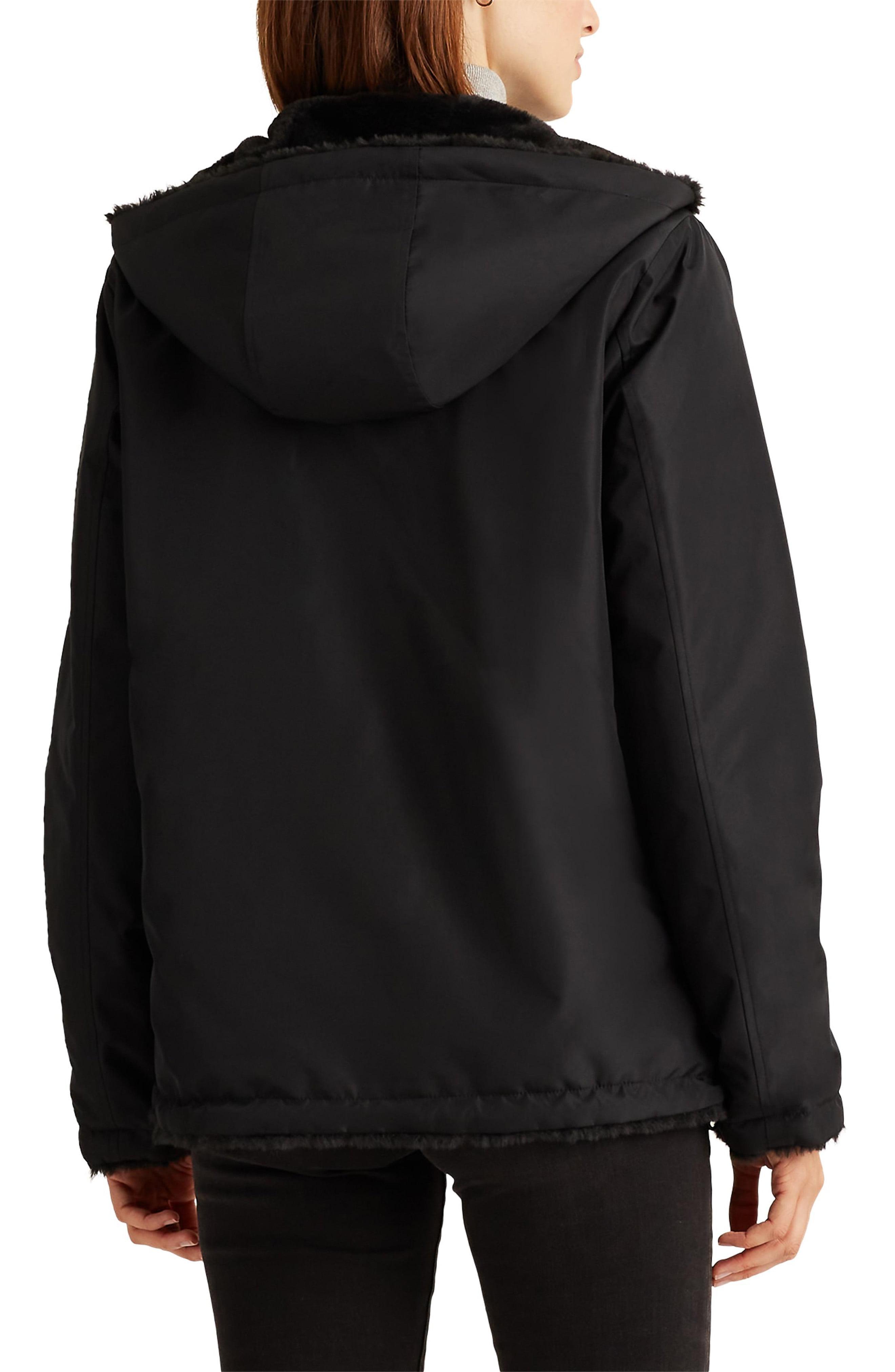 ralph lauren fur hood jacket