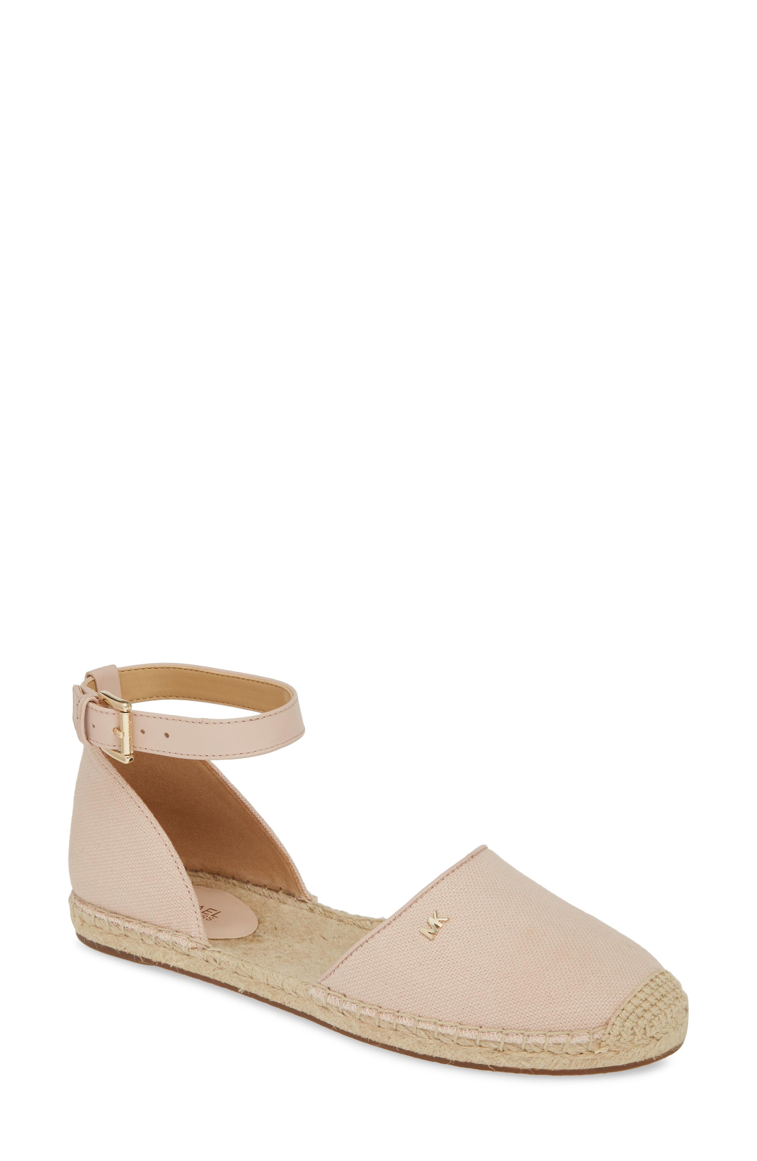 mk pink flats