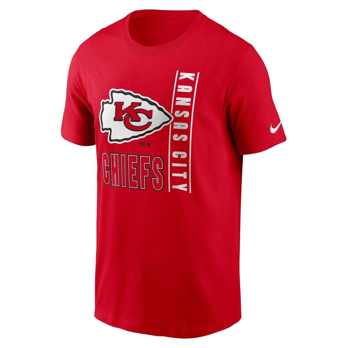 Nike Men's Tyreek Hill Red Kansas City Chiefs Name and Number T-Shirt