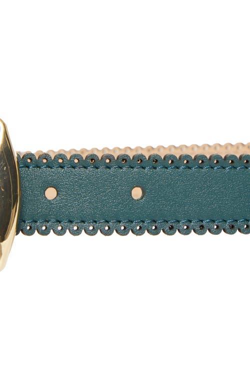 NWT Zimmermann Kaia Dec9 Belt Size XS/ S, Color Emerald ZIMMERMANN Kaia leather belt – Luisa World main image 4