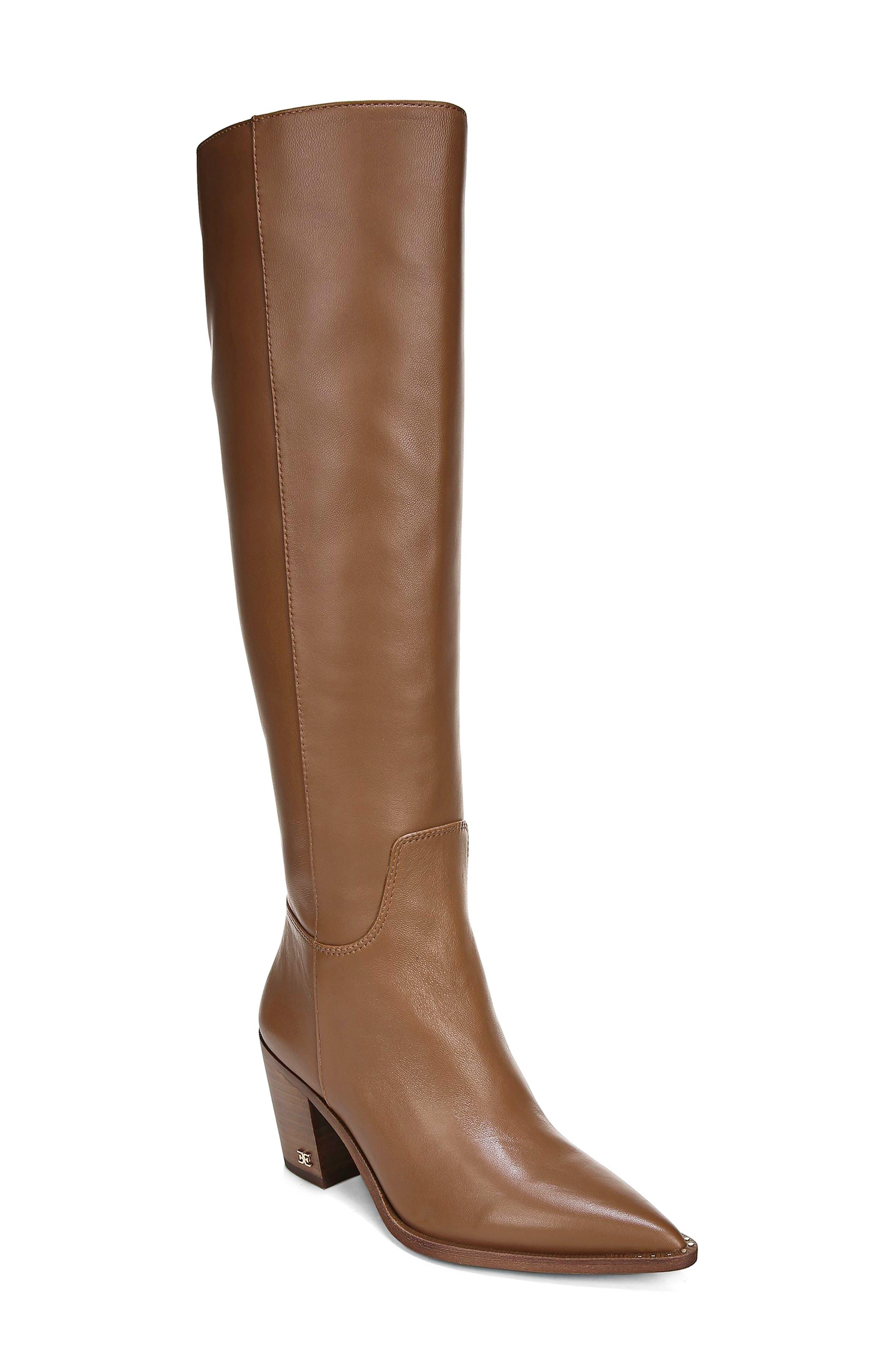 sam edelman lindsey pointed toe knee high boot