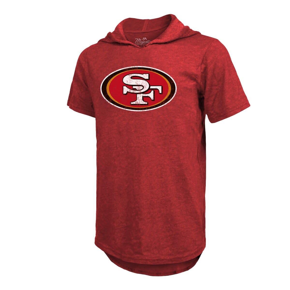 49ers short hotsell sleeve hoodie