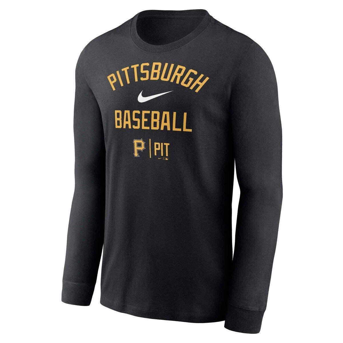 Nike Pittsburgh Pirates Tri Code Diamond Long Sleeve T-shirt At