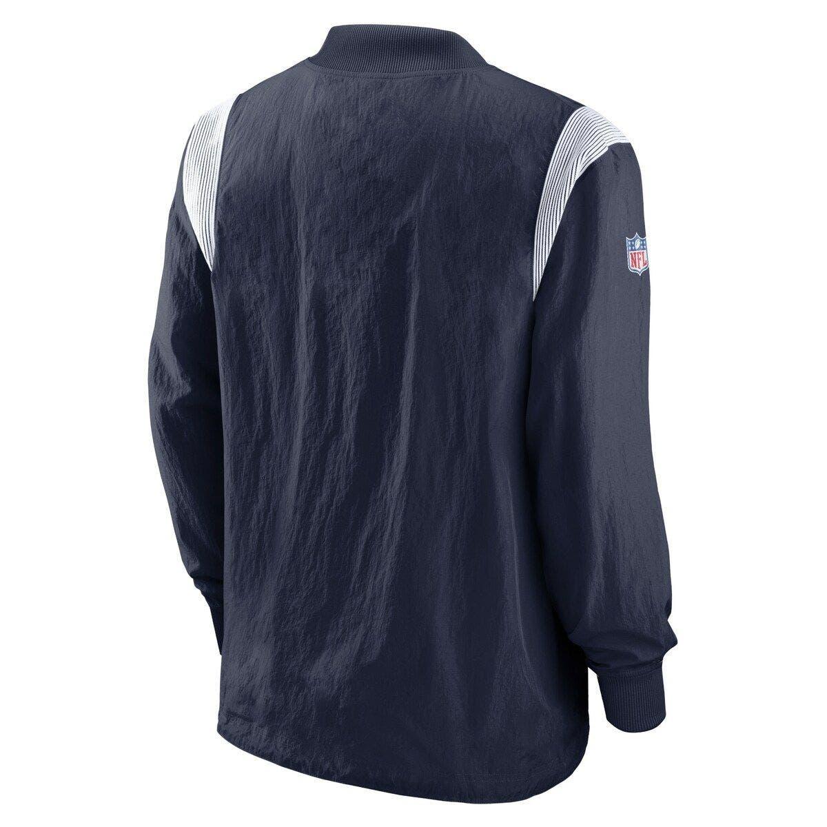 Nike Dallas Cowboys Sideline Athletic Stack V-neck Pullover