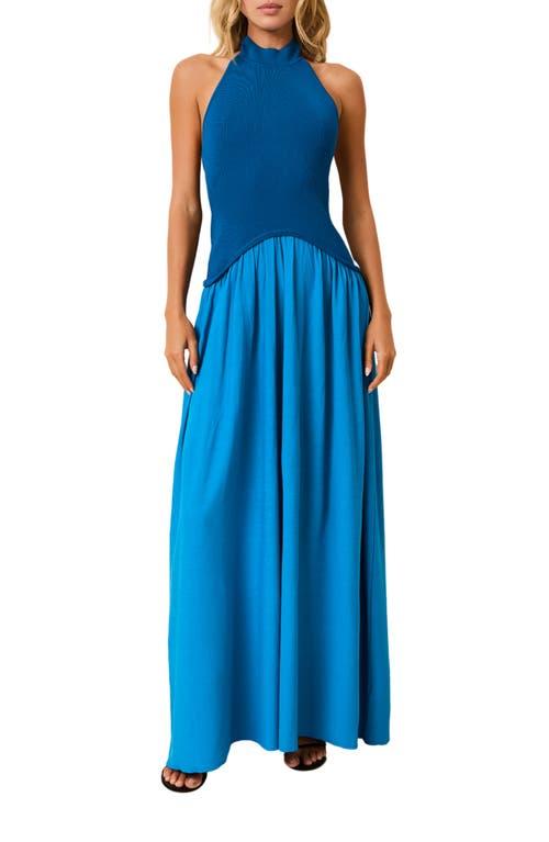 strapless open back dress Pierre Solid Pleated Long Dress