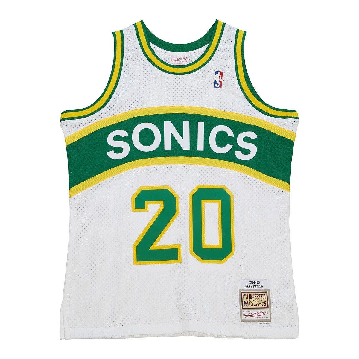 Mitchell & Ness Gary Payton Seattle Supersonics 2001/02 Hardwood Classics  Swingman Jersey At Nordstrom in Green for Men | Lyst