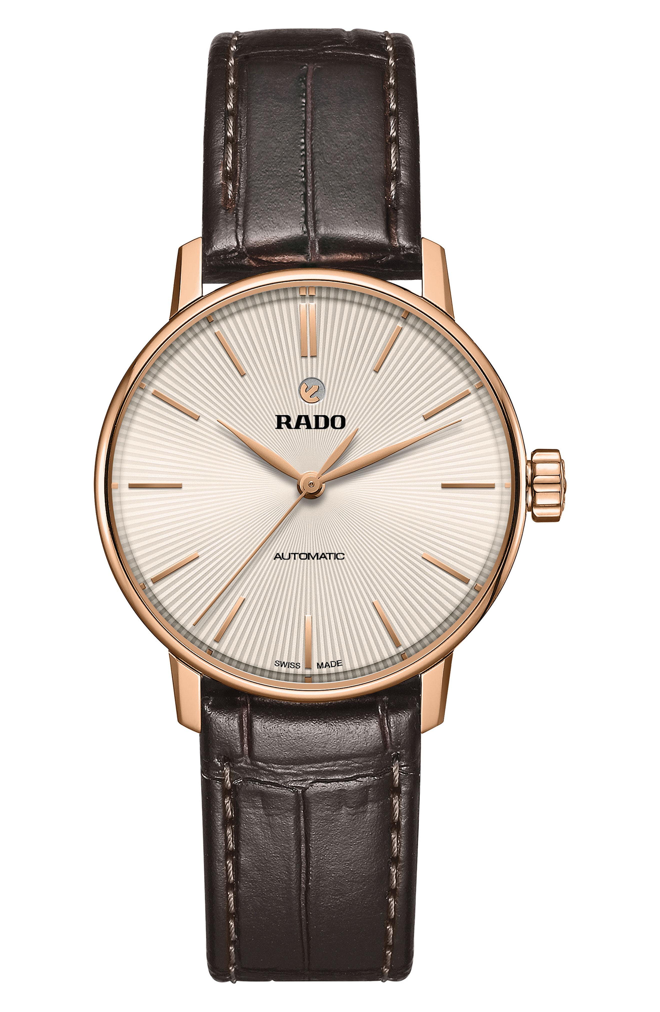 Rado Gold And Brown R22861115 Coupole Classic Rose Watch in Metallic Lyst