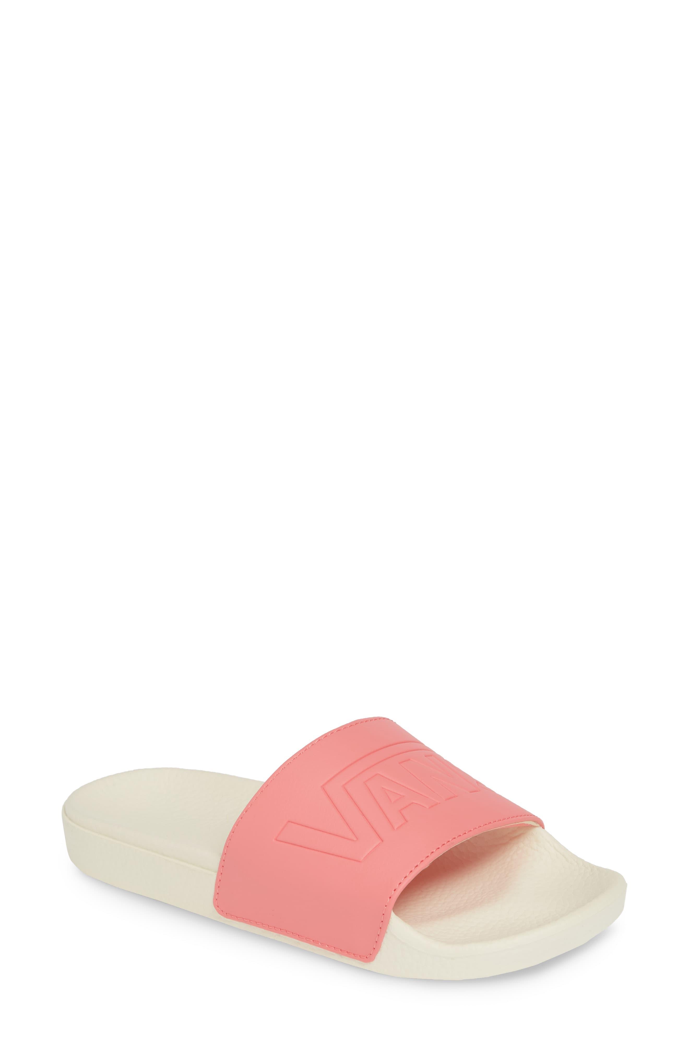 pink slide vans