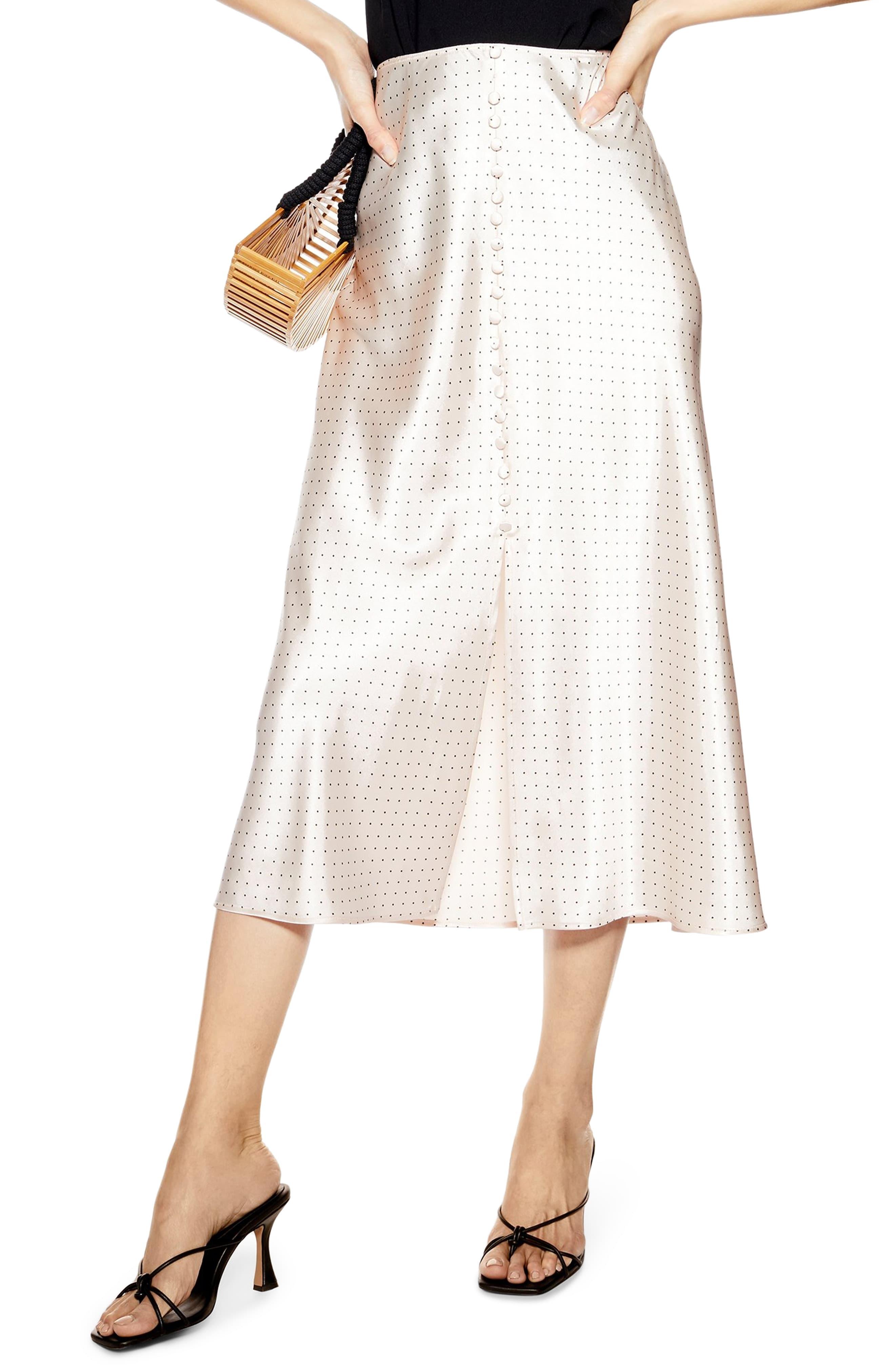 polka dot skirt topshop