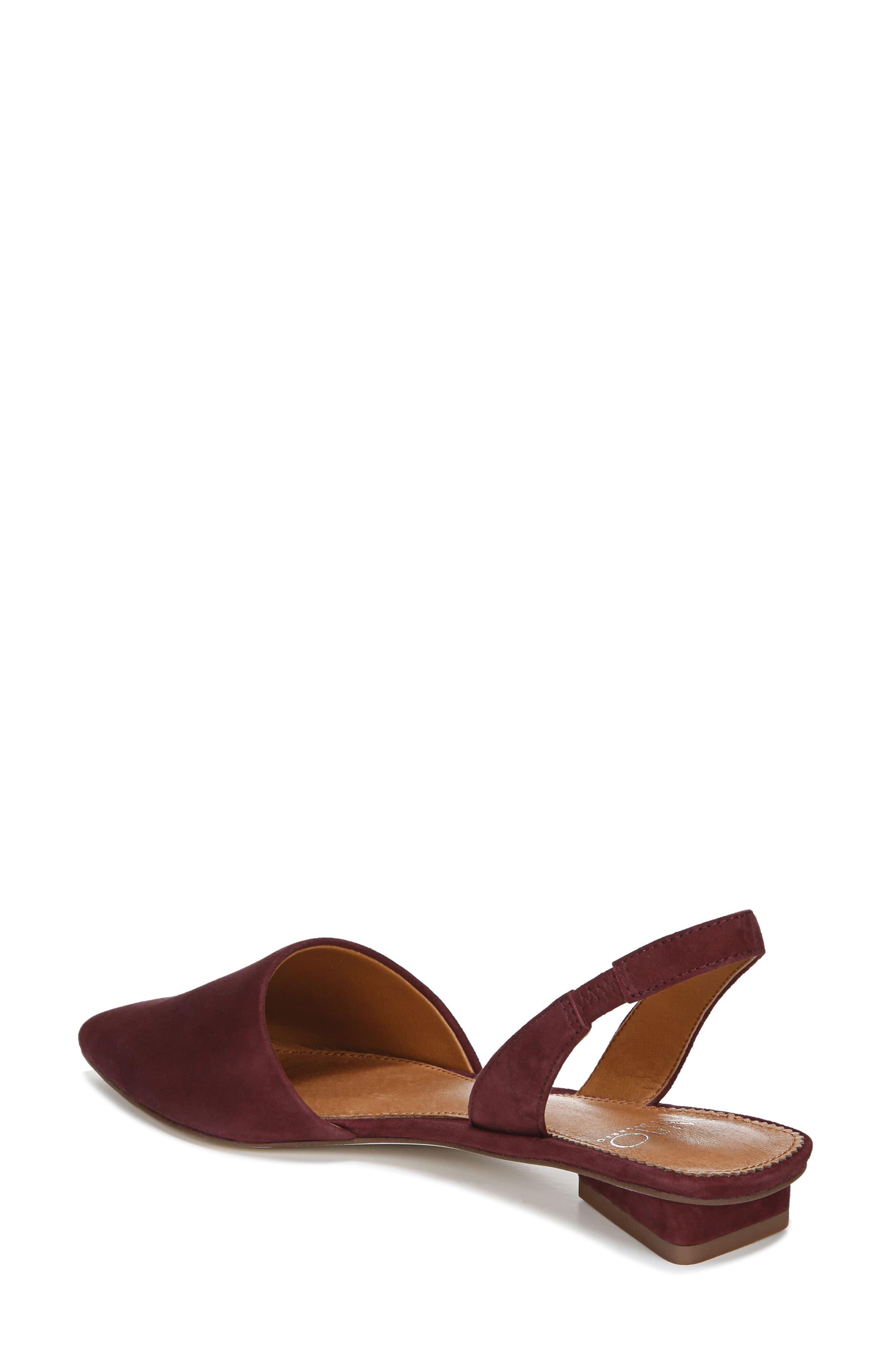 graydon pointy toe slingback flat