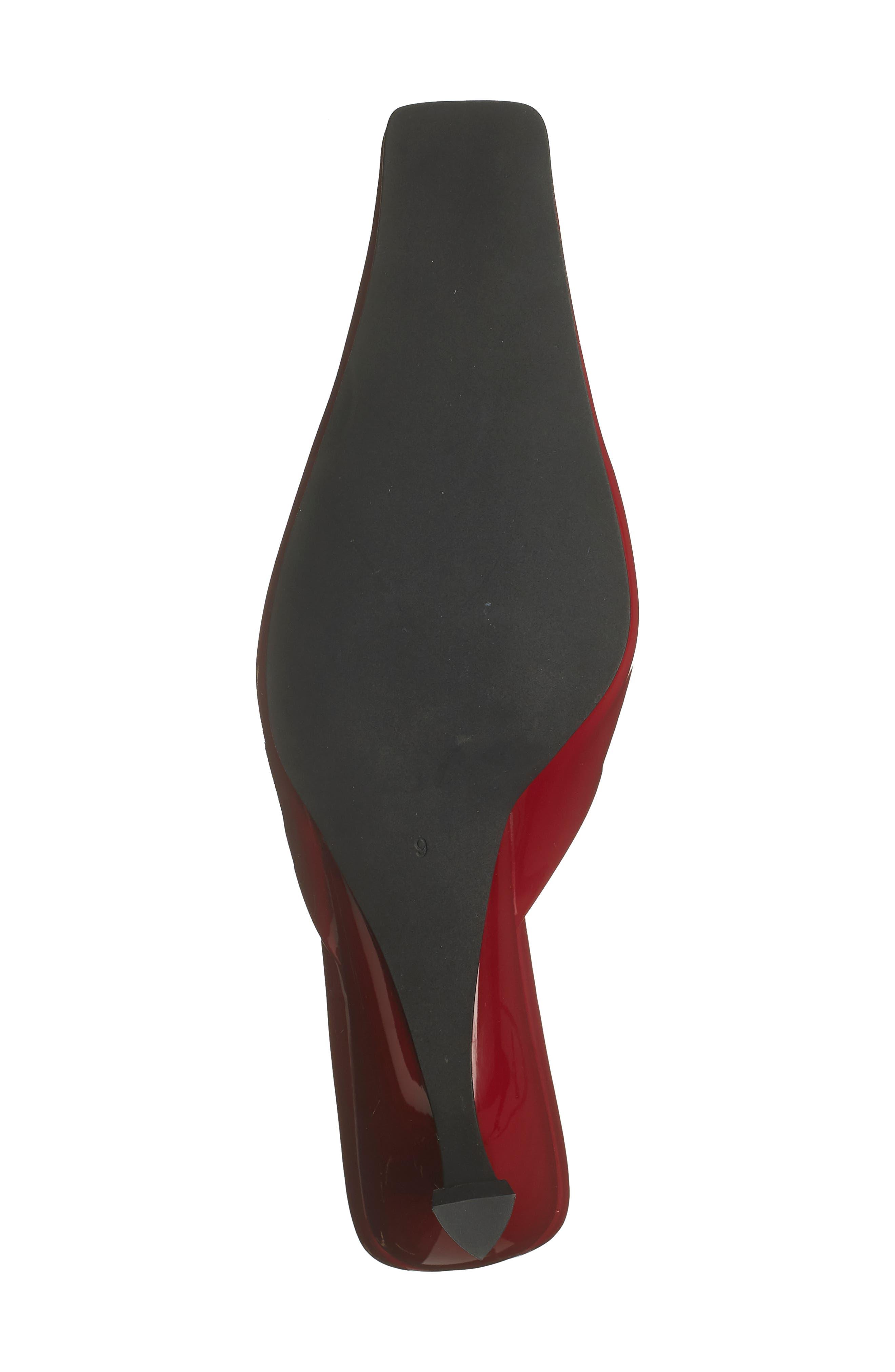 Jeffrey Campbell Esmerelda Square Toe Mule in Red Lyst