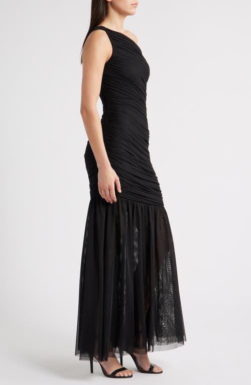 vince camuto one shoulder black dress NWOT black VINCE CAMUTO Embellished One Shoulder Dress size 2