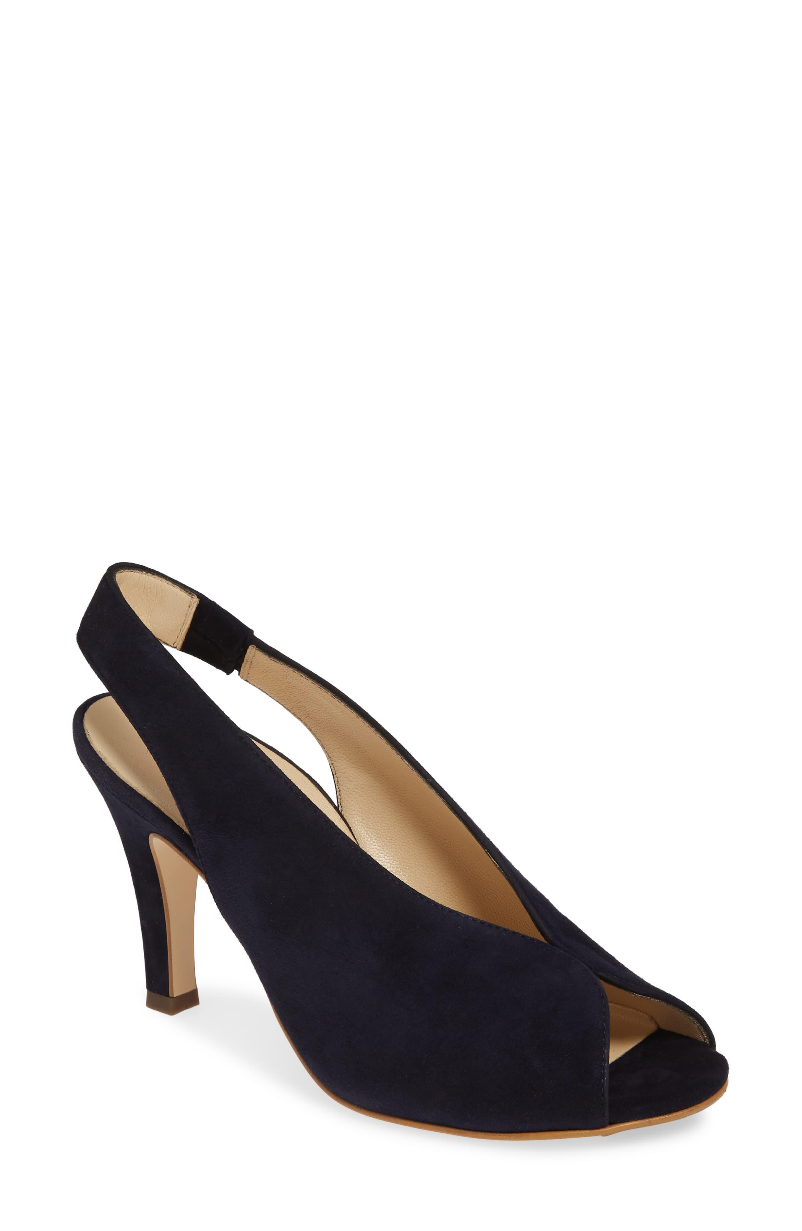 green peep toe