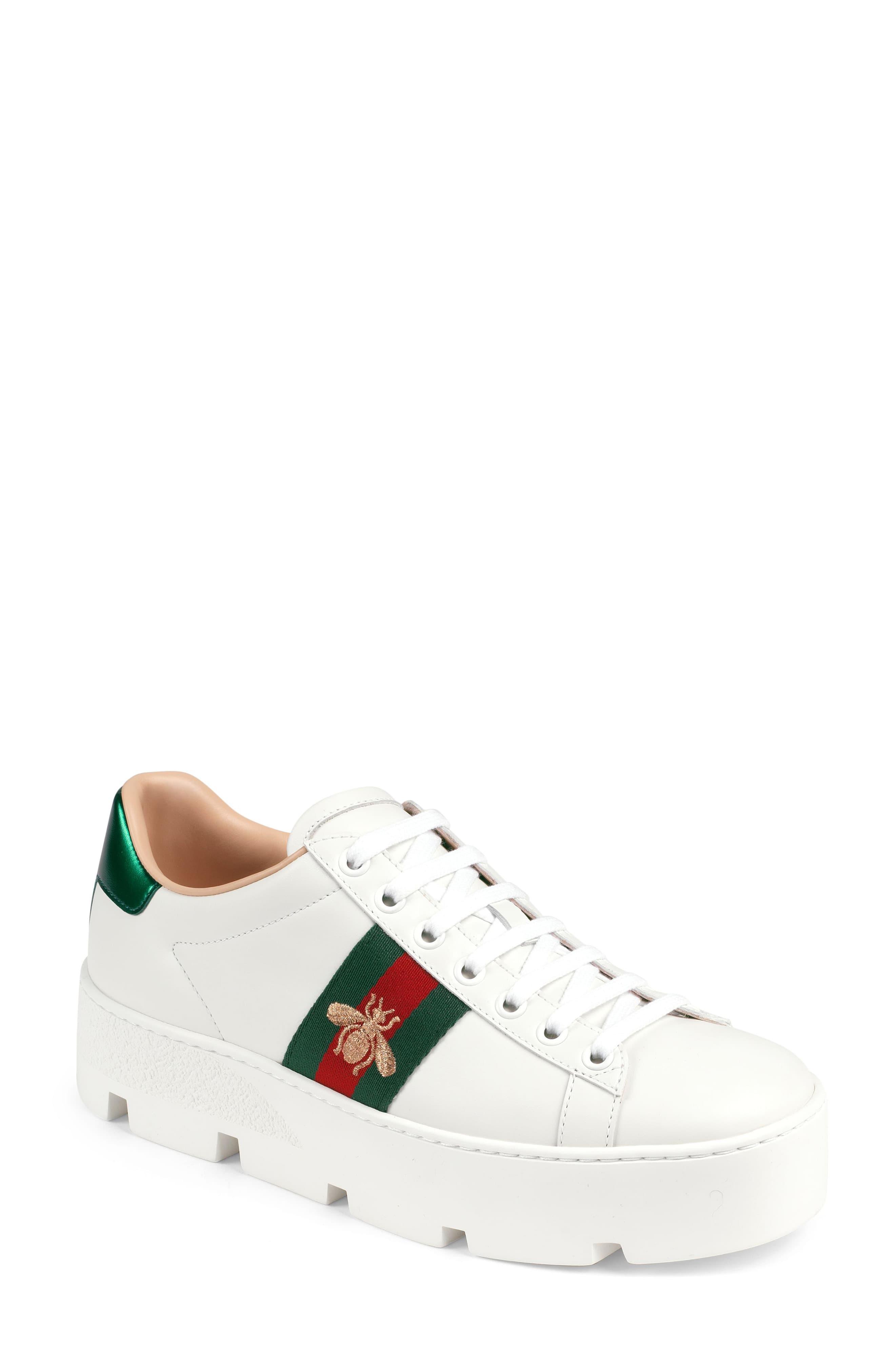 gucci new ace platform sneaker