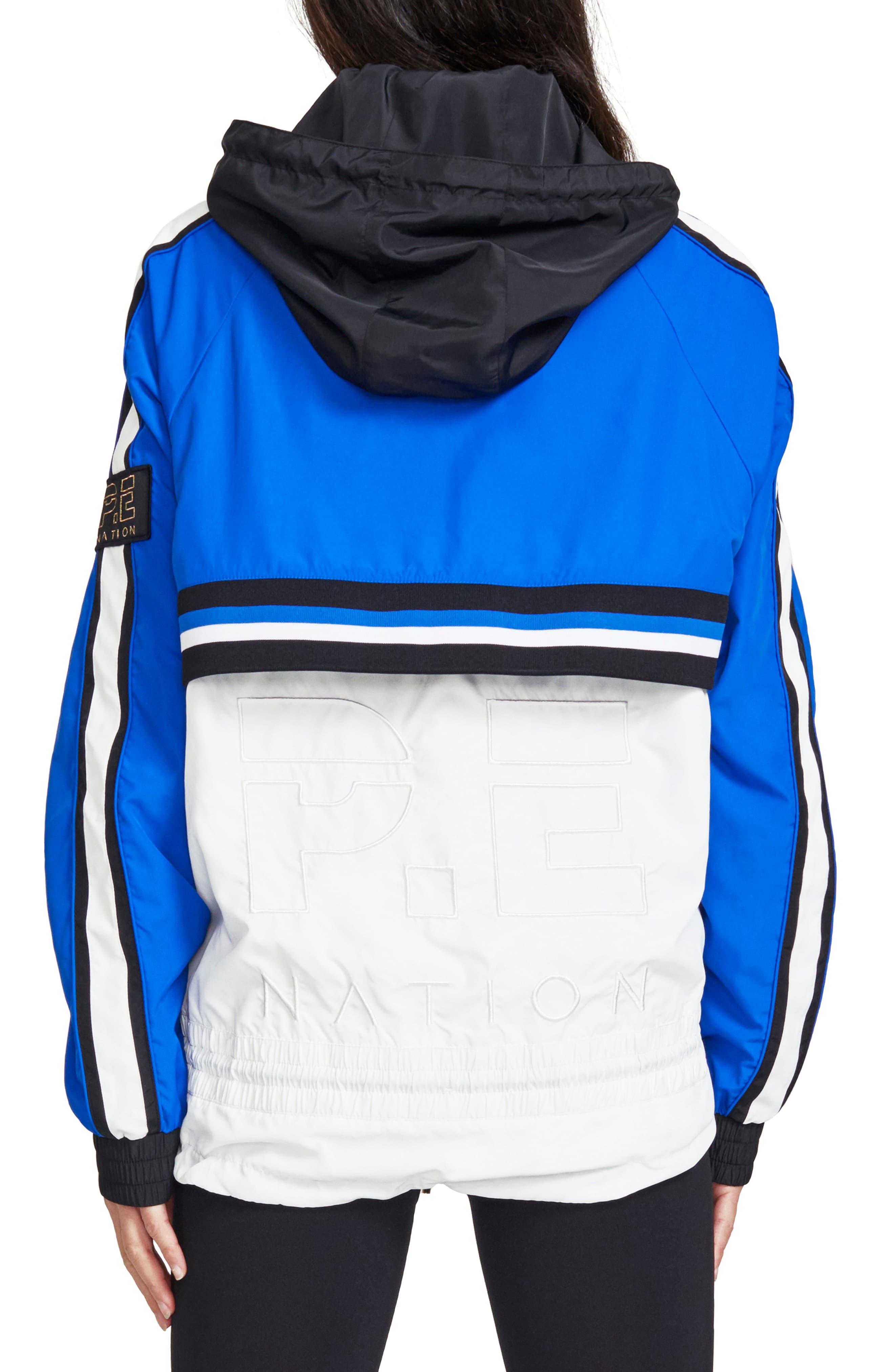 pe nation man down jacket blue