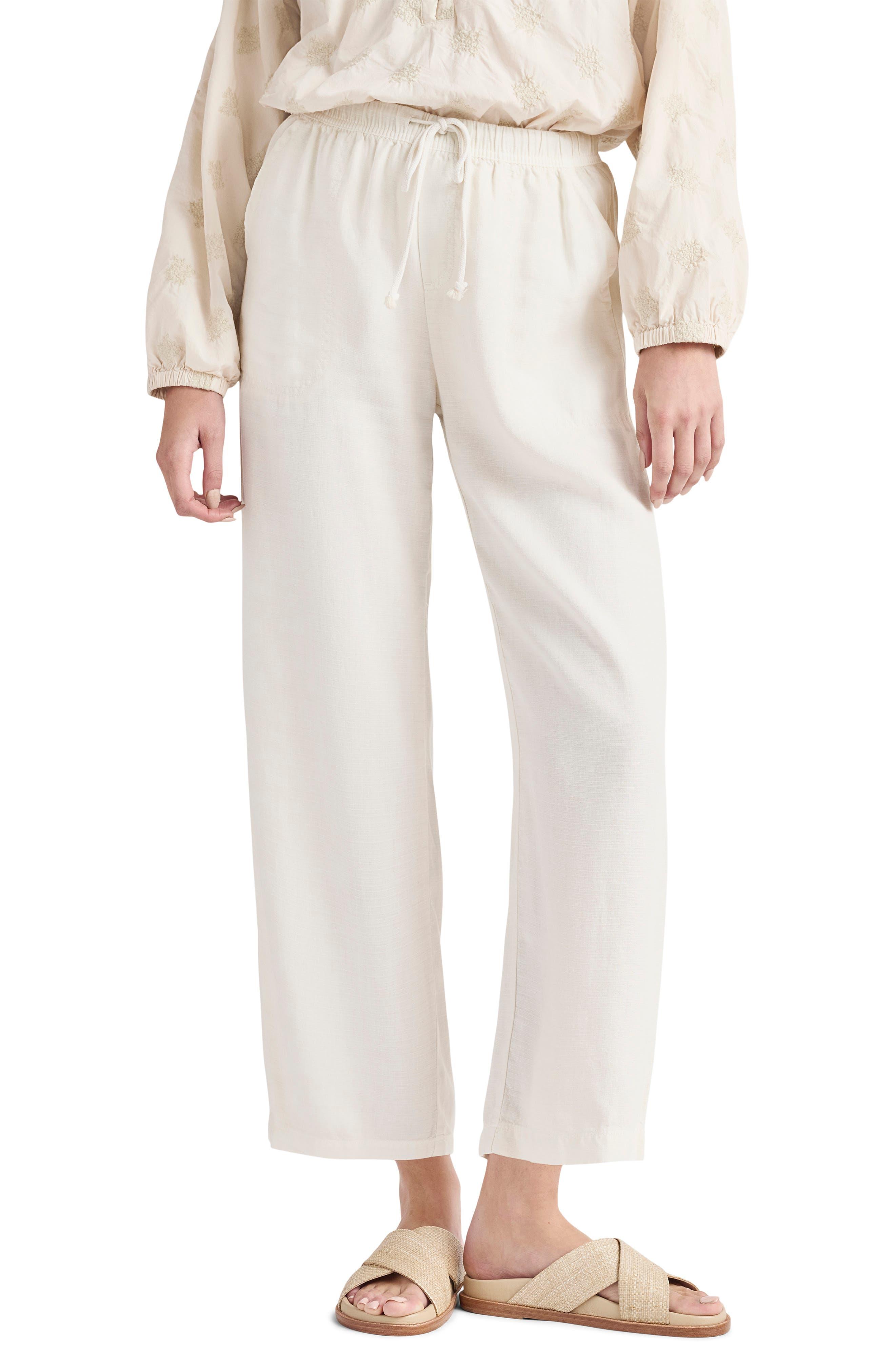 Splendid Angie Wide Leg Pants in White Lyst