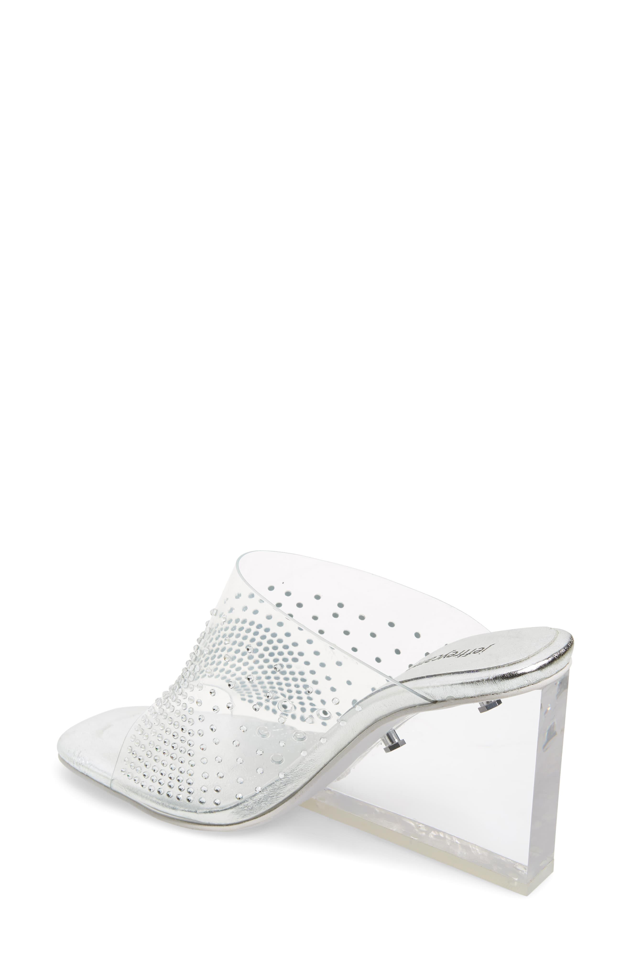 jeffrey campbell acetate wedge slides