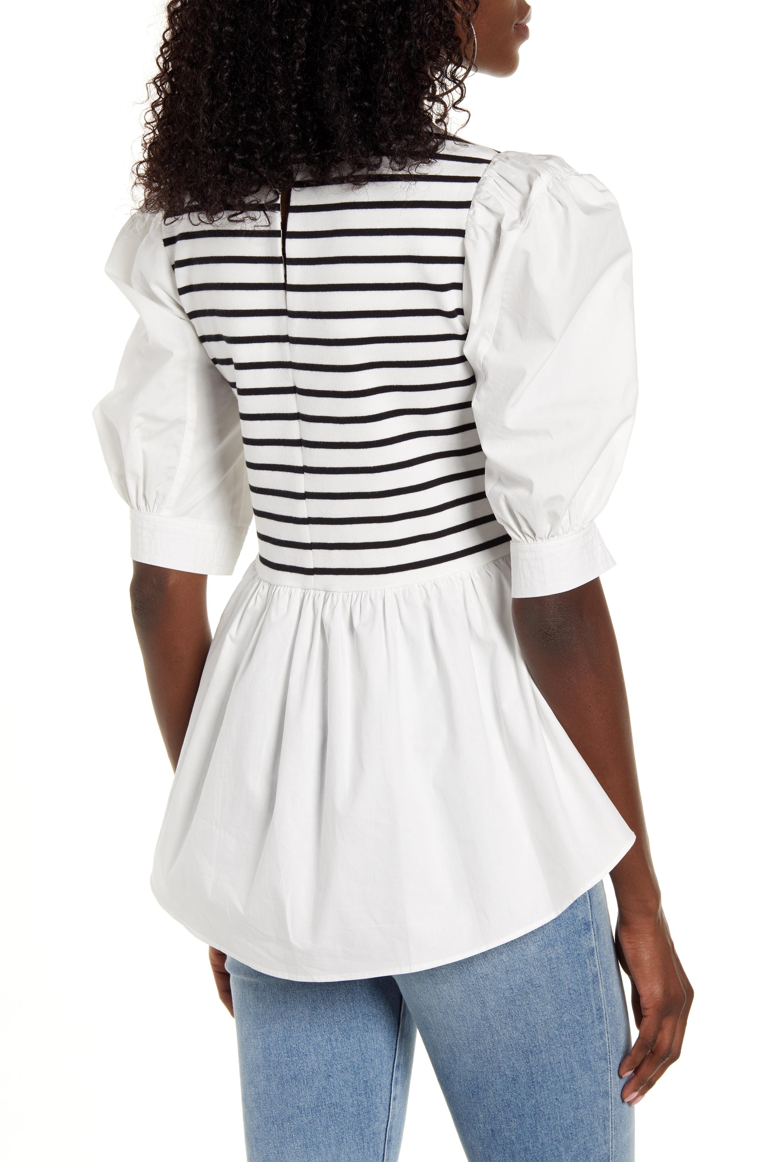 english factory peplum top