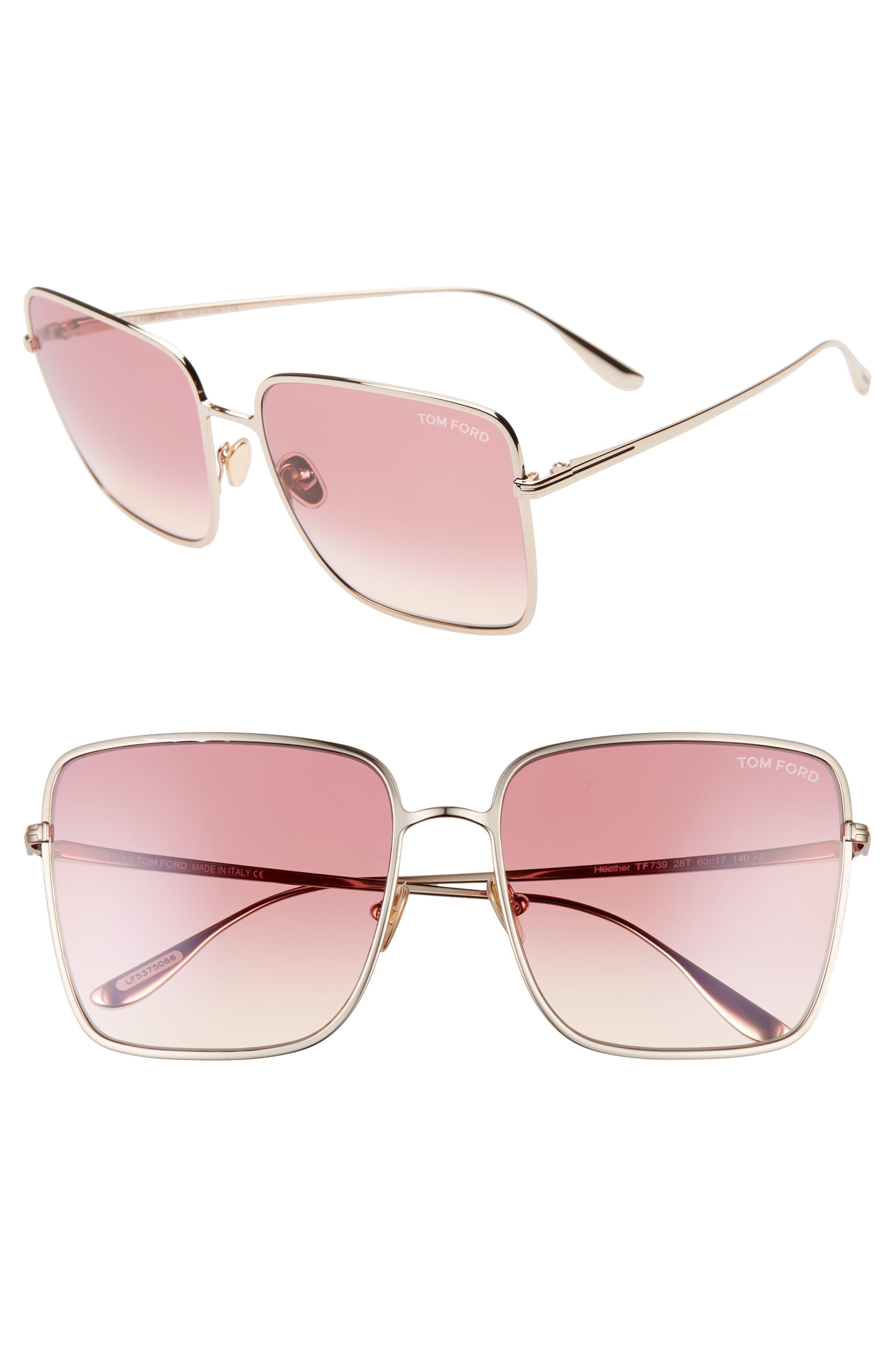 tom ford heather square sunglasses