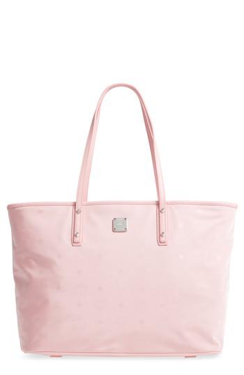 mcm nylon tote bag