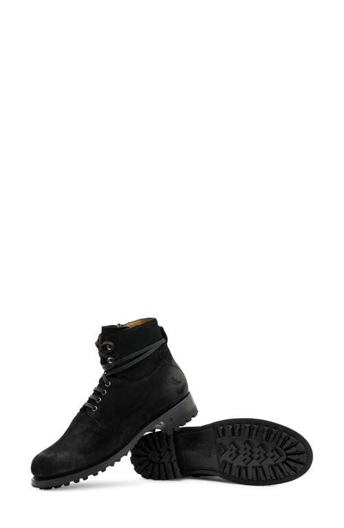 John Varvatos Moto Lace-Up Boot in Black for Men | Lyst display picture 1