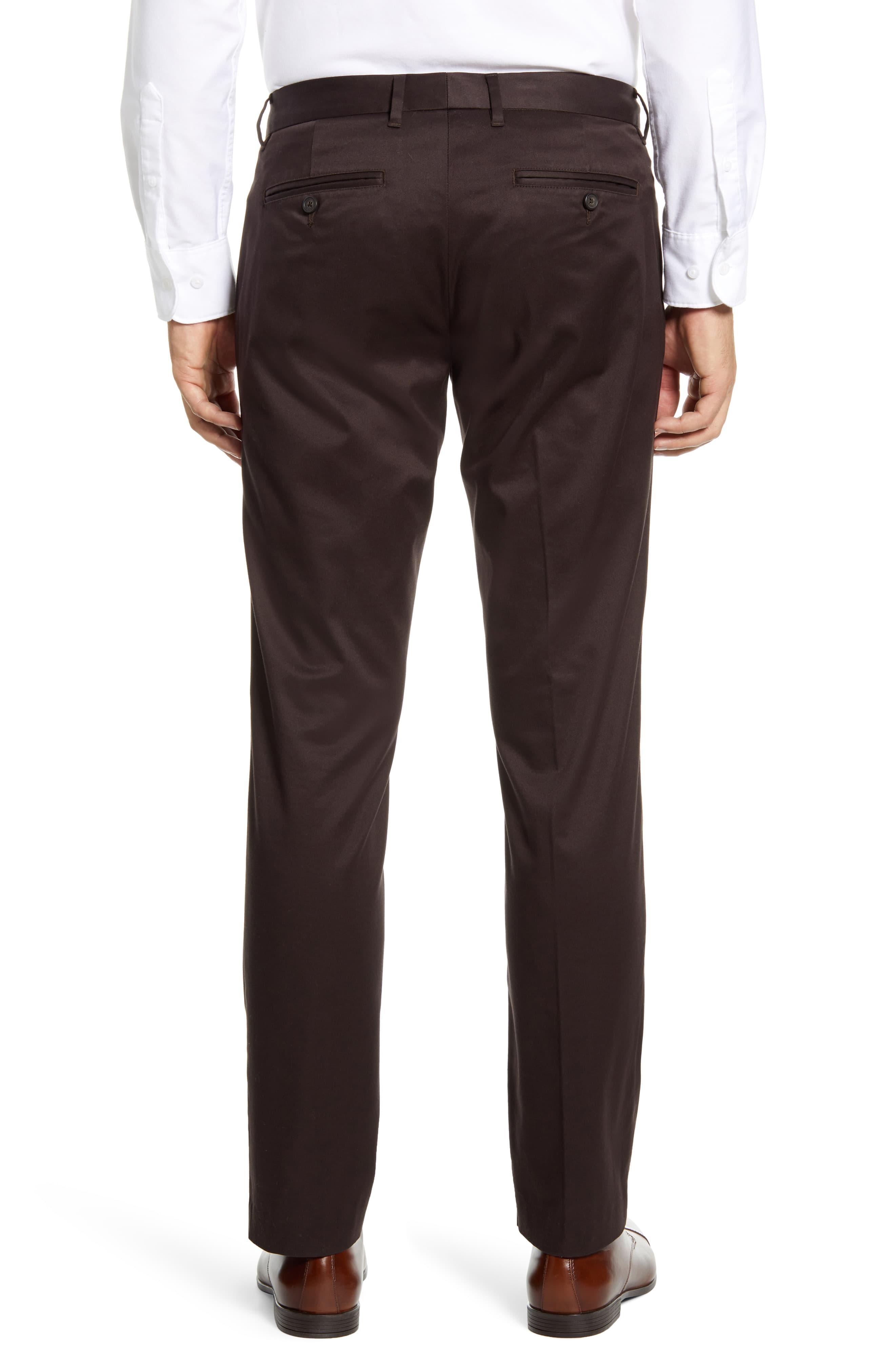 Bonobos Cotton Stretch Weekday Warrior Slim Fit Dress Pants in Dark Chocolate (Brown) for Men - Lyst