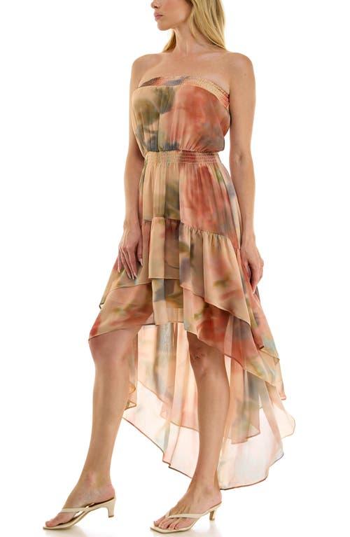 socialite crinkle tiered sleeveless midi dress Socialite Crinkle Tiered Sleeveless Midi