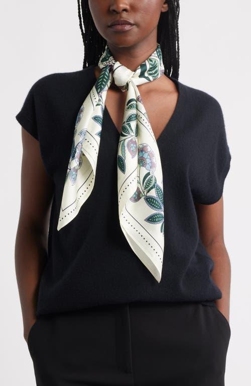 Nordstrom Botanical Print Square Silk Scarf in Green Lyst