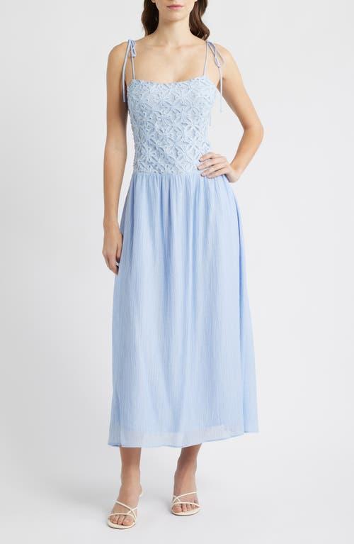knee length dresses for ladies Moon River Eyelet Detail Midi Dress main image 0