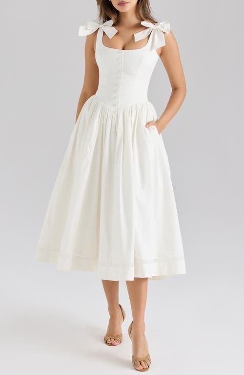 house of cb a line dress House of Cb Kara Cream – shortandsweethire