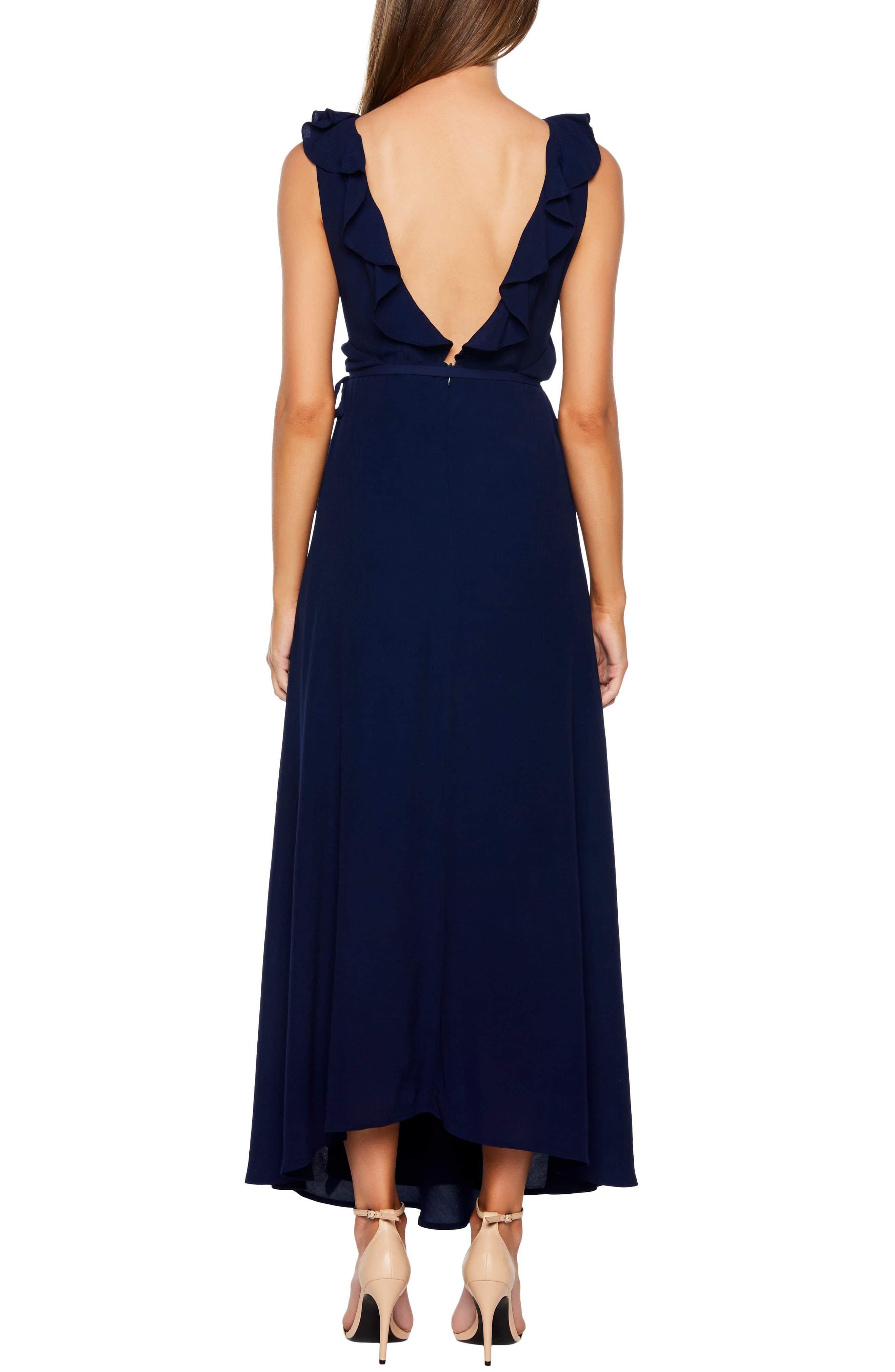 alex ruffle maxi dress bardot