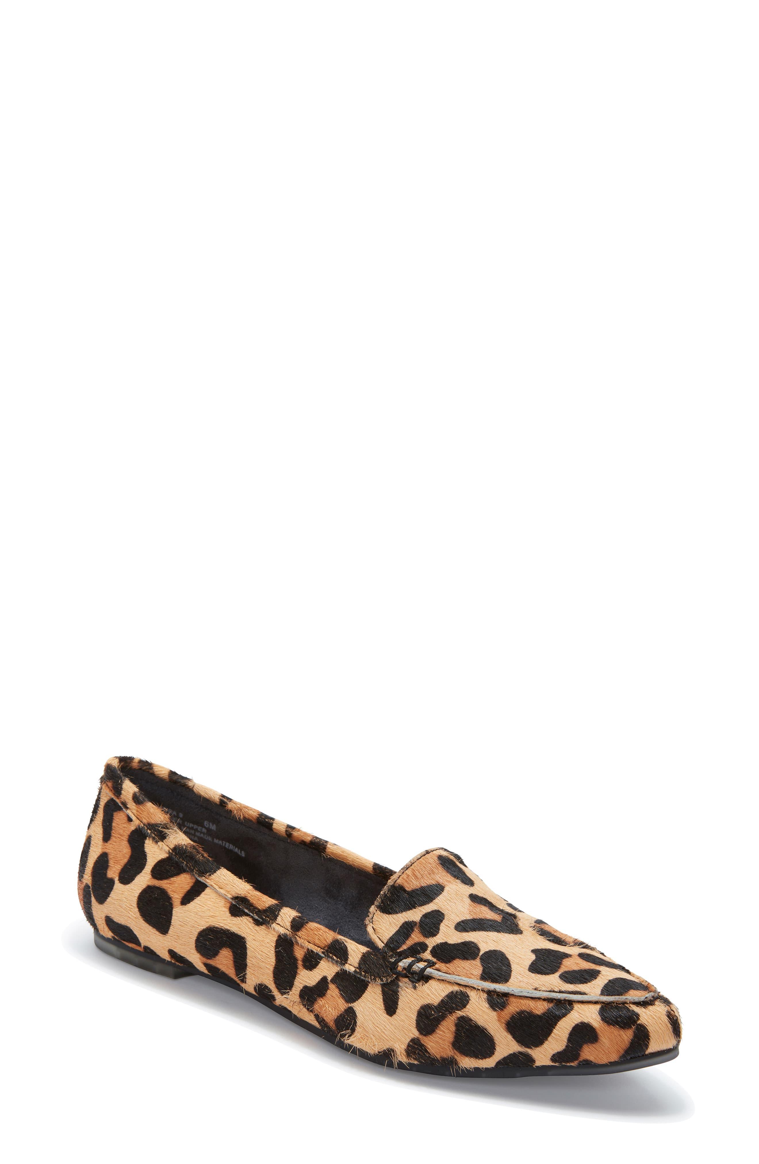 Me Too Leather Audra Loafer Flat in Animal Print (Brown) - Save 45% - Lyst
