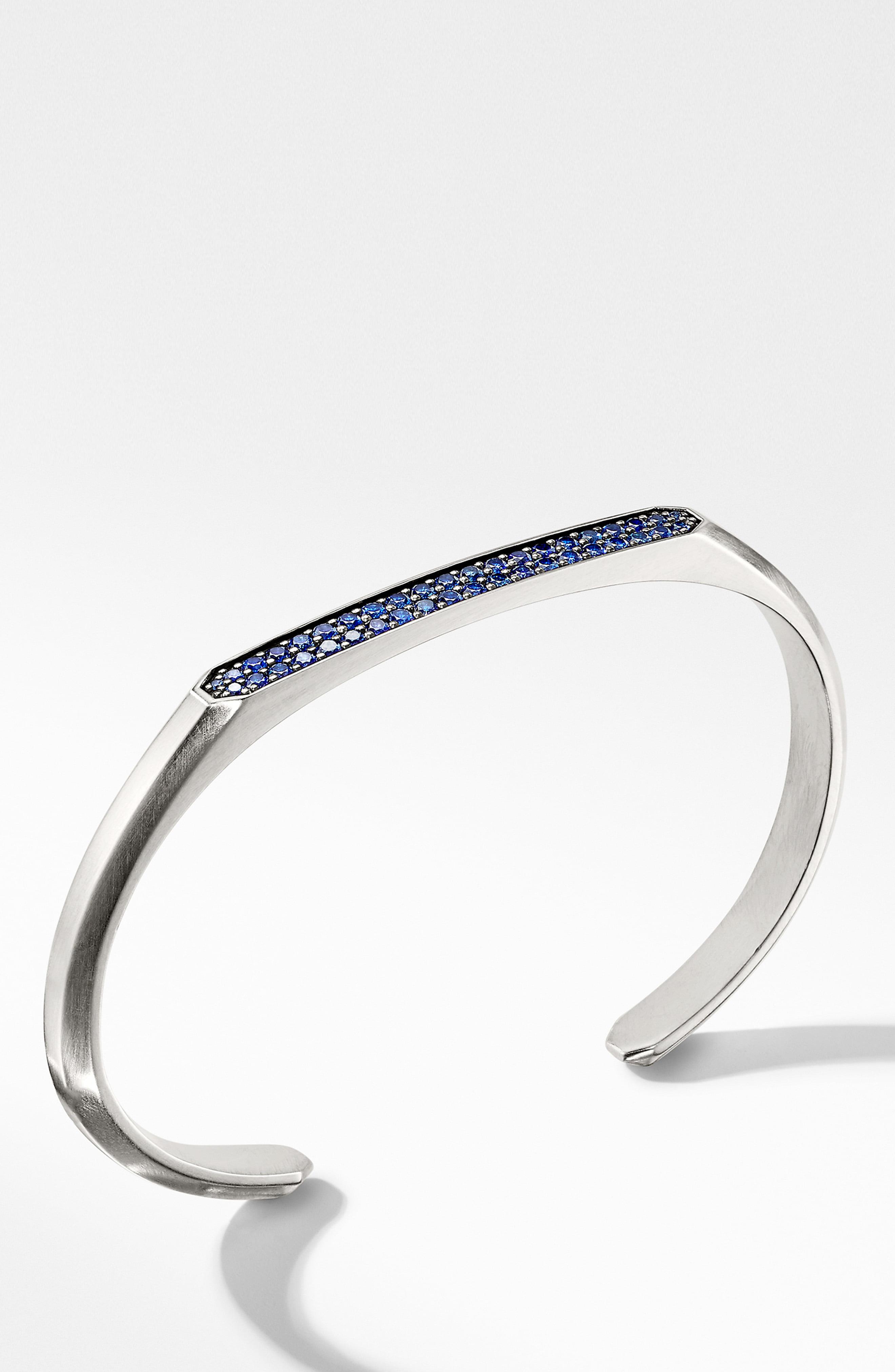 David Yurman Streamline Cuff Bracelet With Sapphires for Men Lyst