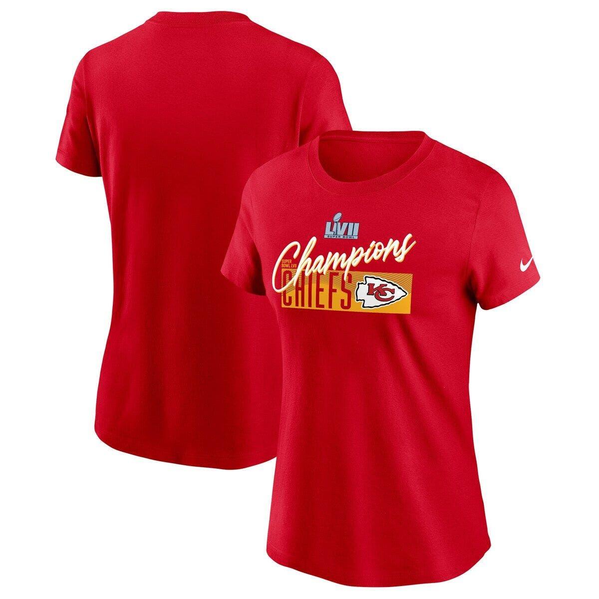 Nike Kansas City Chiefs Super Bowl Lvii Champions Iconic T-shirt At ...