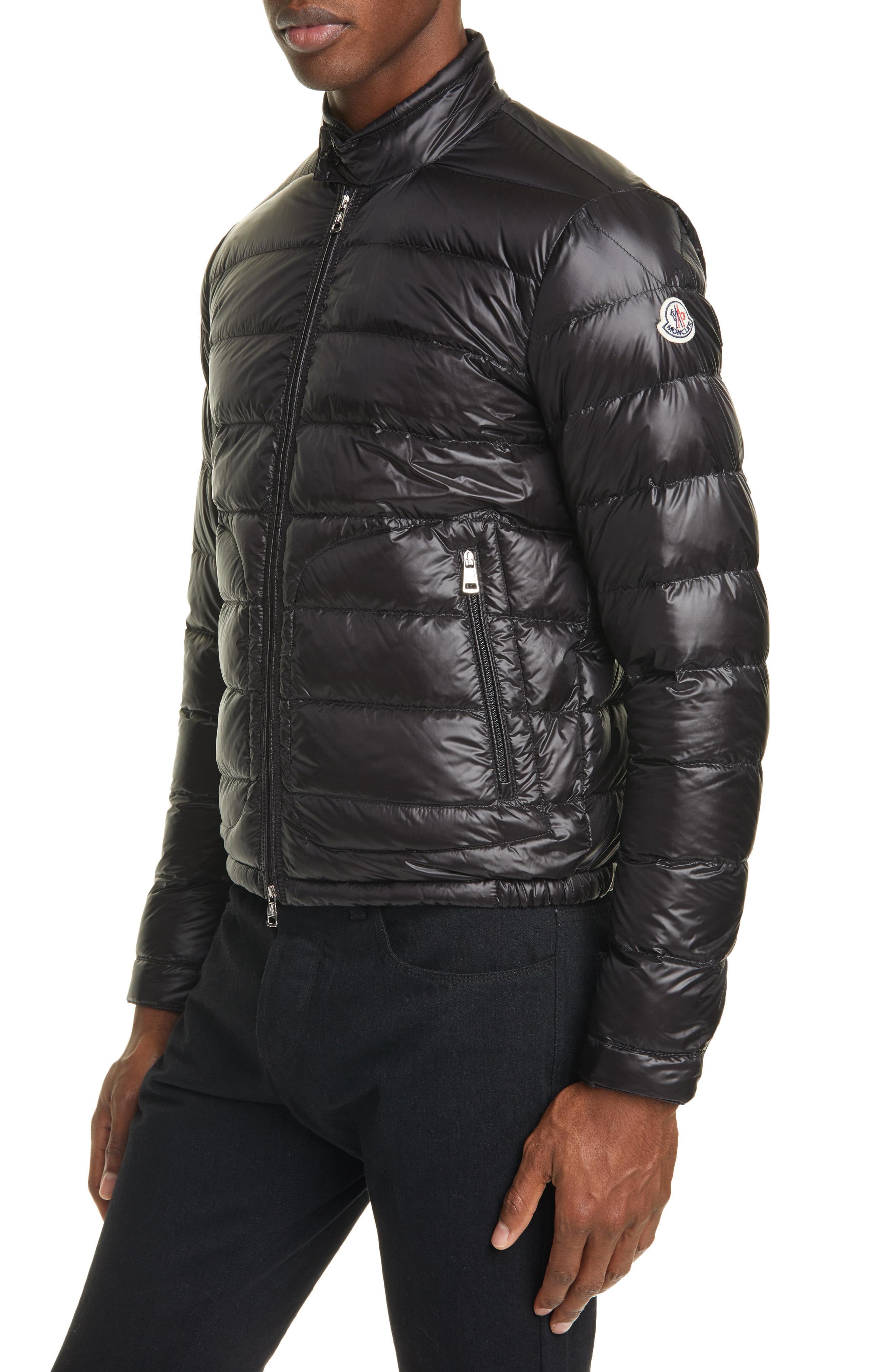 Moncler Acorus Down Puffer Jacket in Black for Men - Lyst