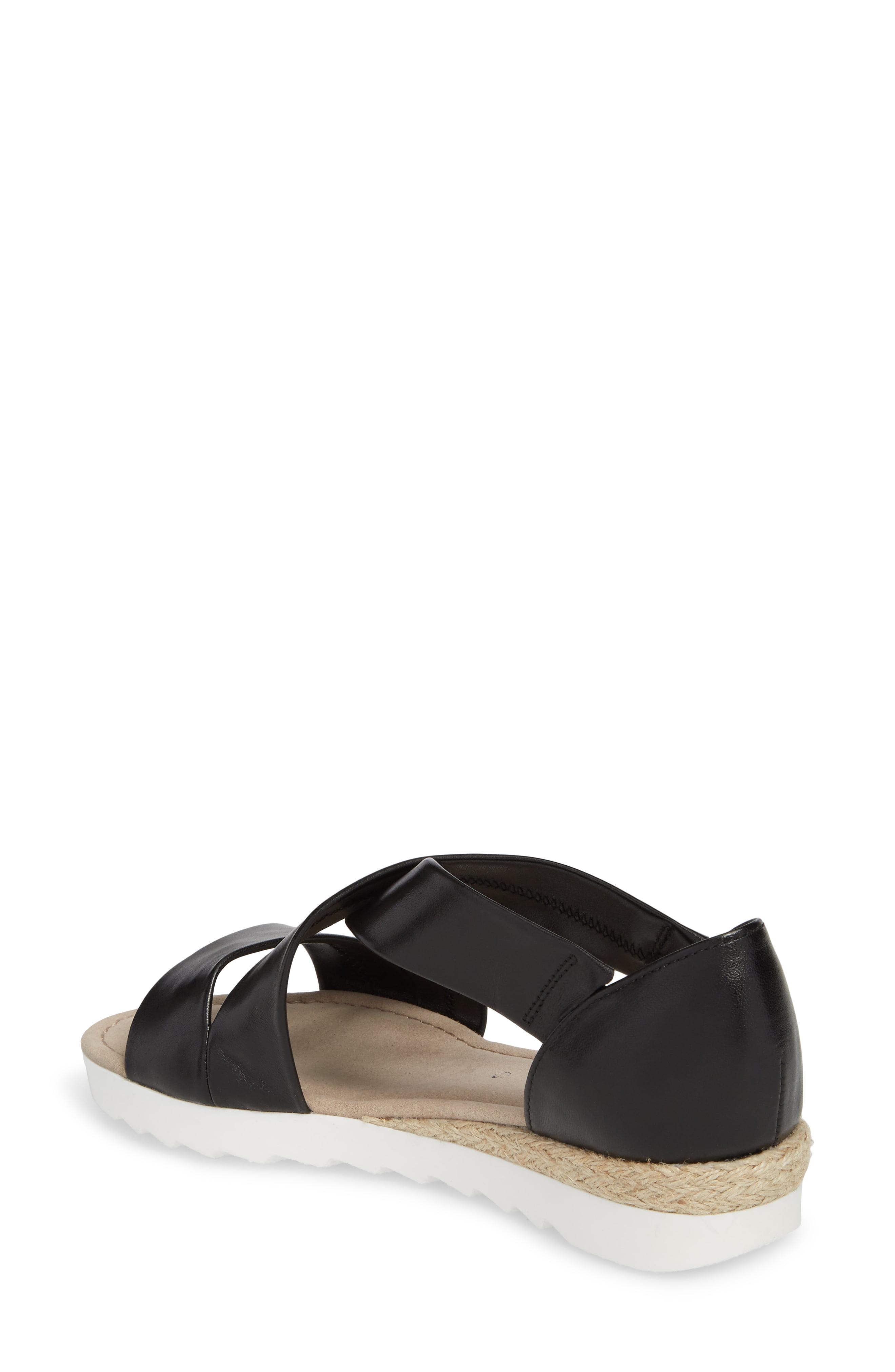 gabor cross strap sandal